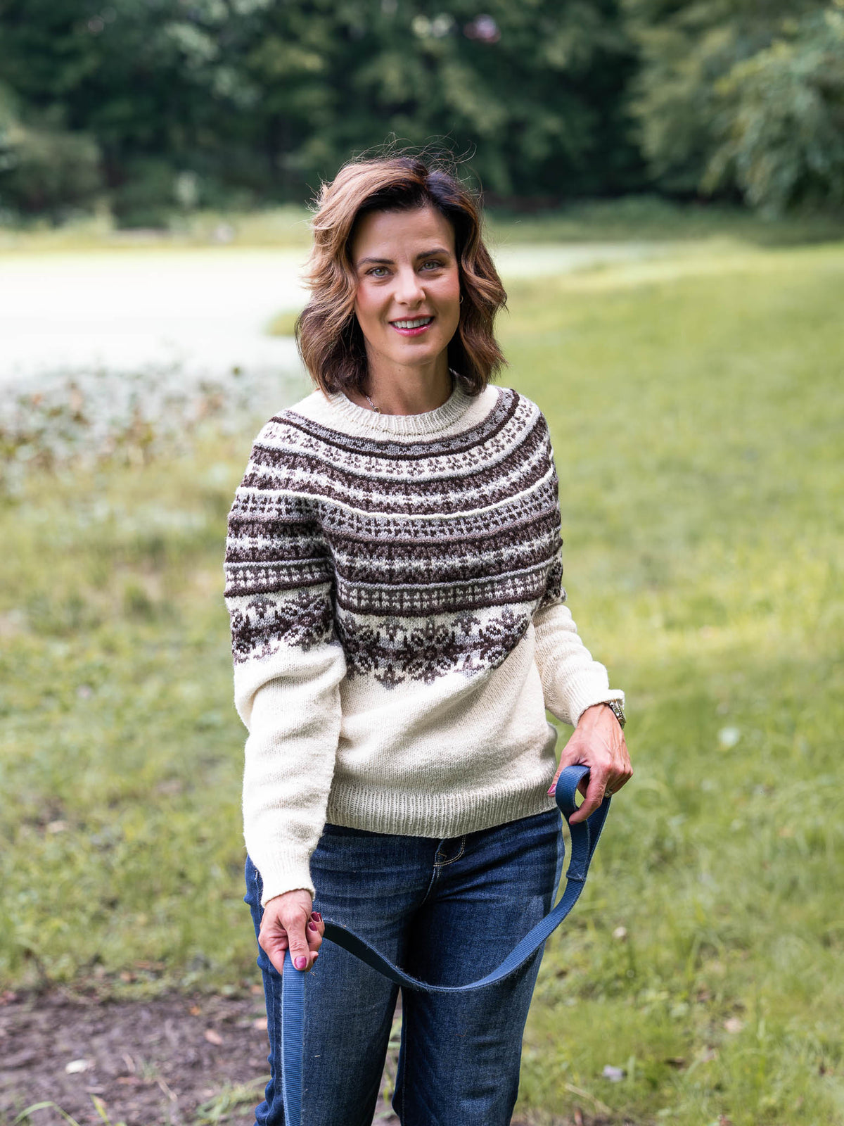 Dogwoods Pullover<br/><small>sweater knitting pattern</small>