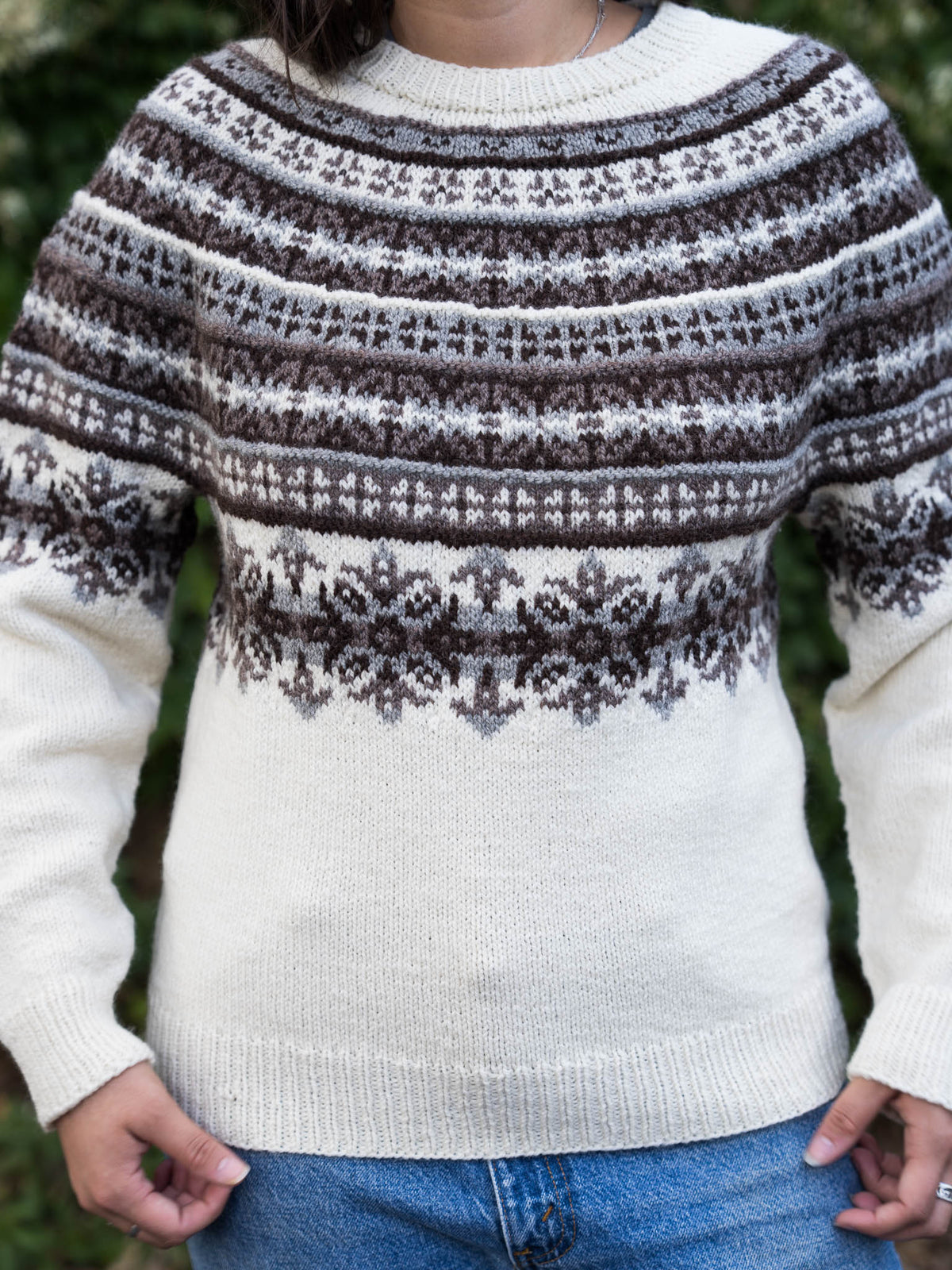 Dogwoods Pullover<br/><small>sweater knitting pattern</small>