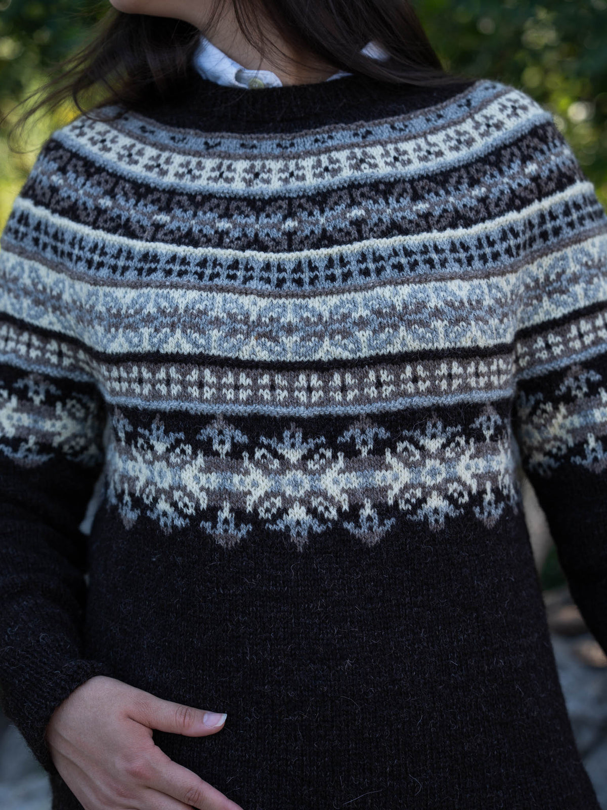 Dogwoods Pullover<br/><small>sweater knitting pattern</small>