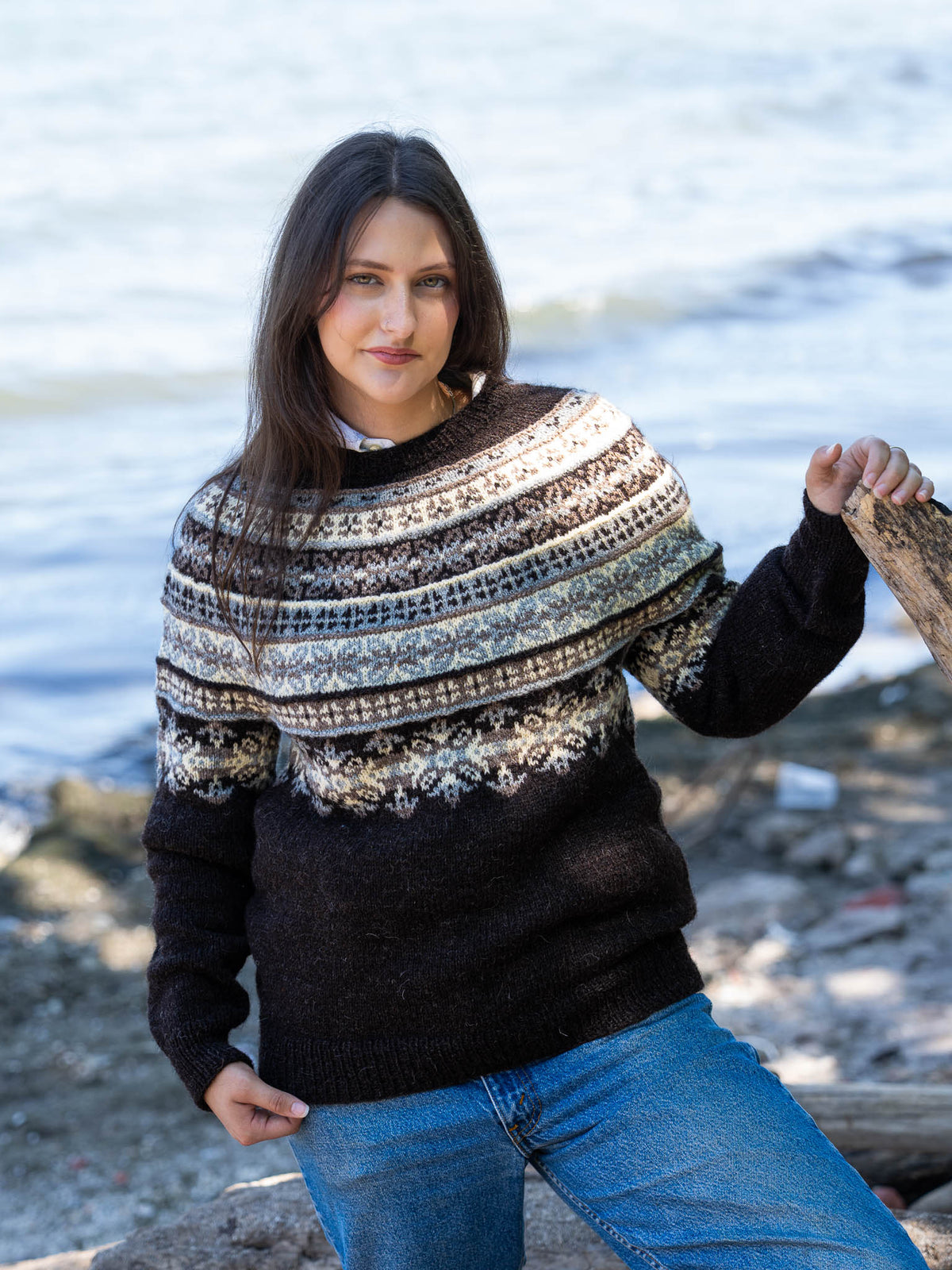Dogwoods Pullover<br/><small>sweater knitting pattern</small>