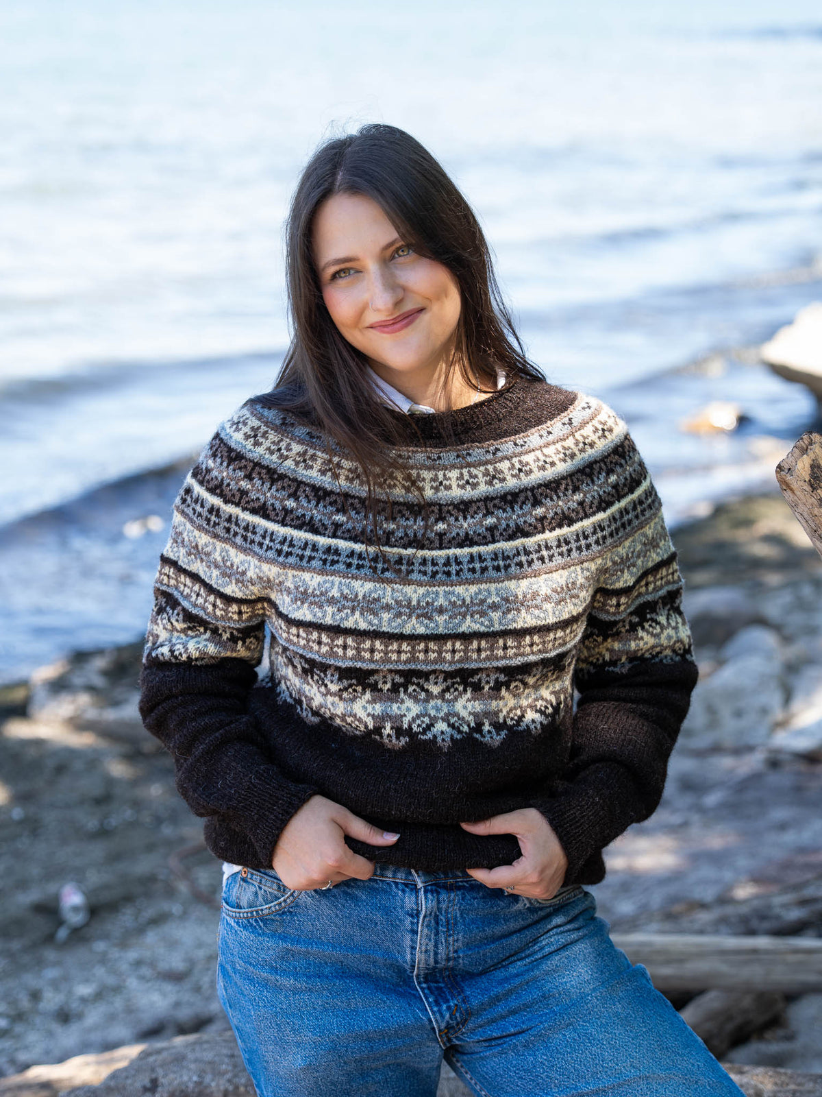 Dogwoods Pullover<br/><small>sweater knitting pattern</small>