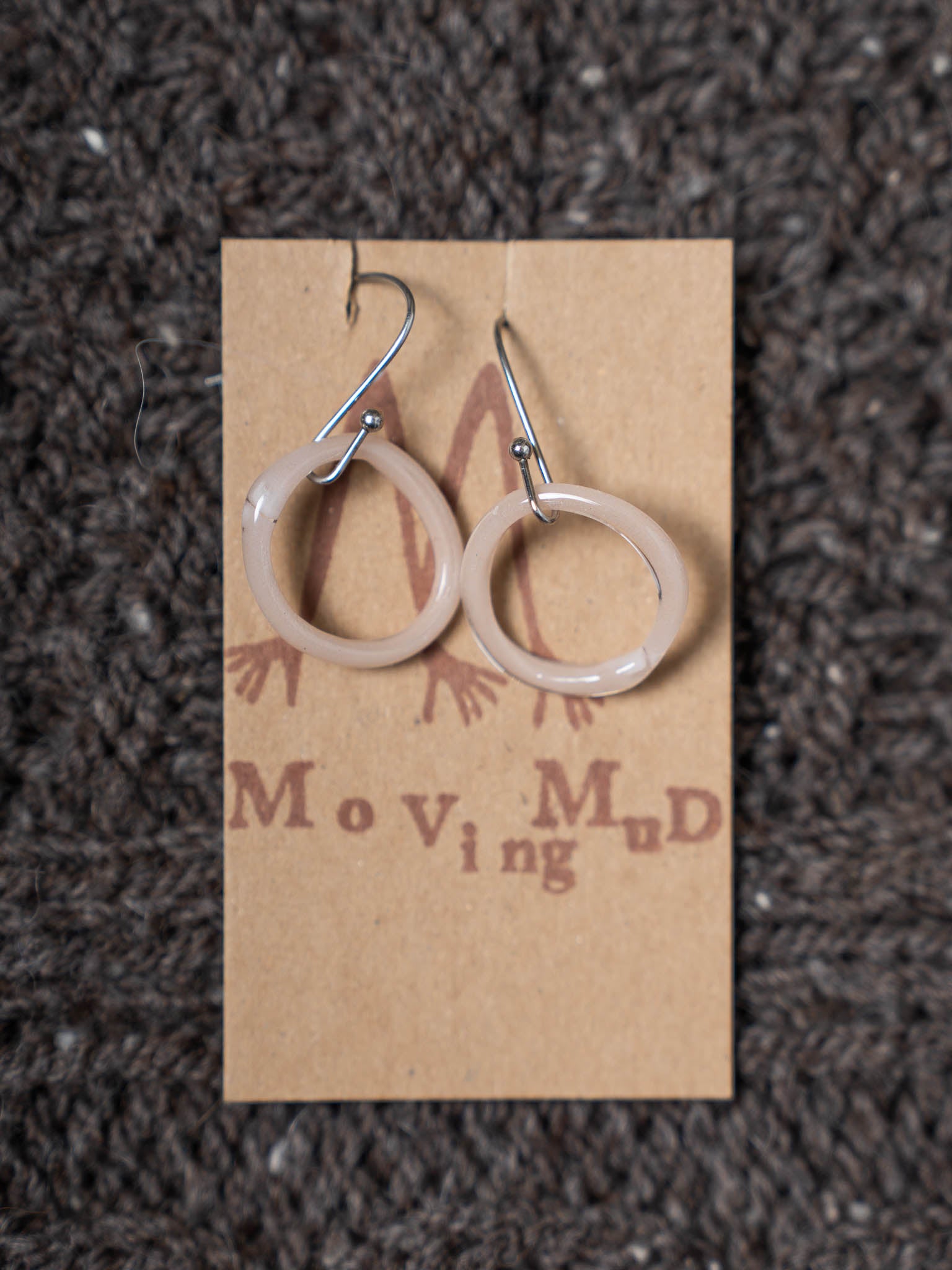 Moving Mud Handcrafted Glass Earrings