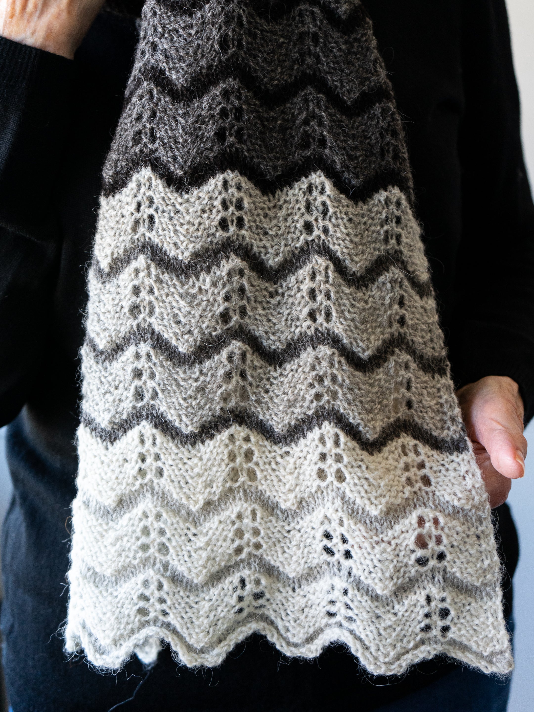 Eshaness Scarf or Stole <br/><small>knitting pattern</small>