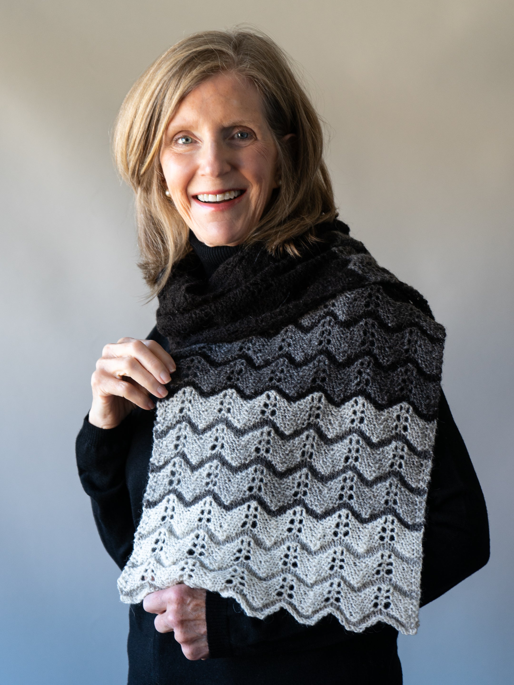 Eshaness Scarf or Stole <br/><small>knitting pattern</small>