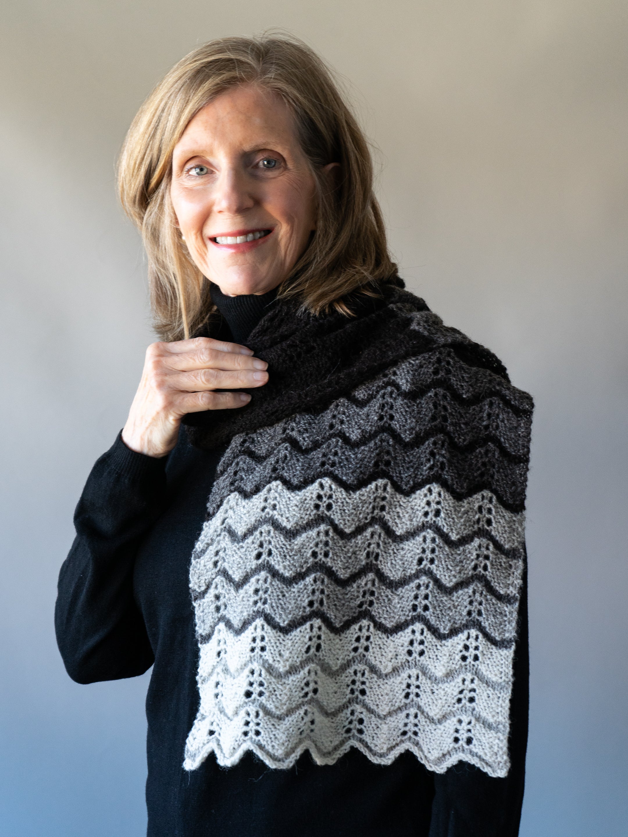 Eshaness Scarf or Stole <br/><small>knitting pattern</small>