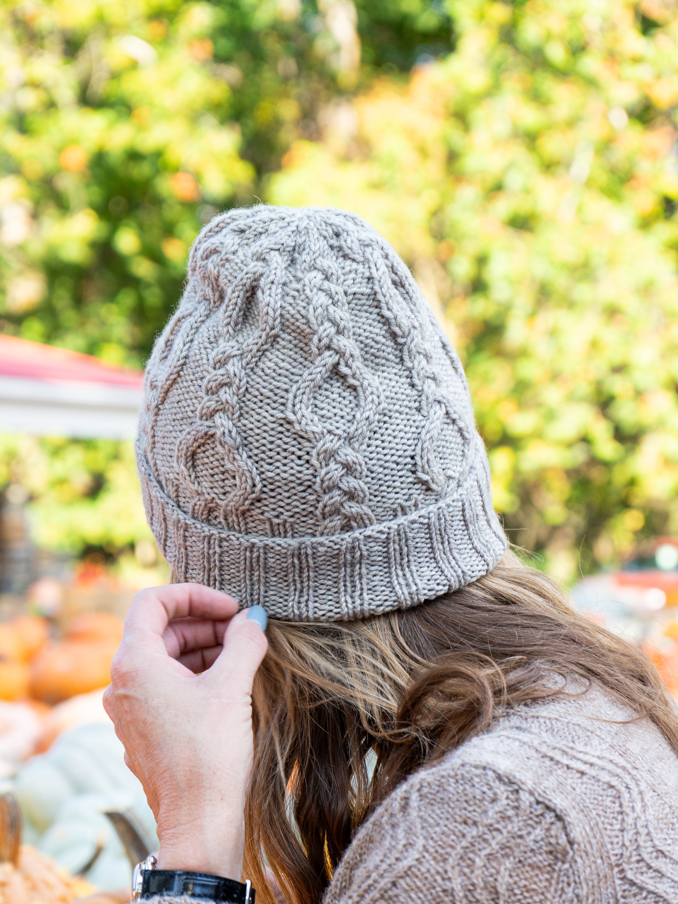 Eye of the Needle Cap Knit Kit <br><small>yarn & knitting pattern kit</small>