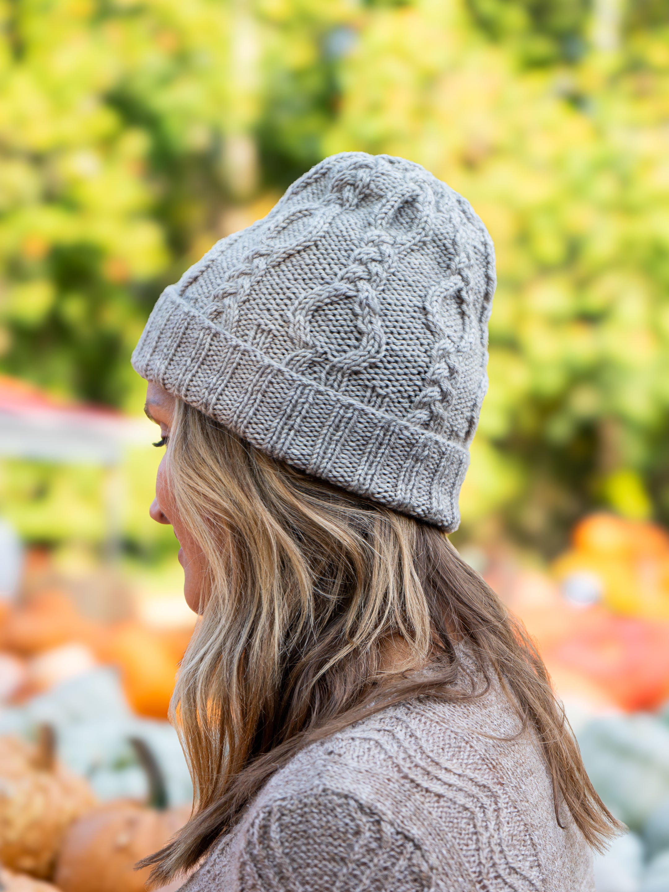 Eye of the Needle Cap Knit Kit <br><small>yarn & knitting pattern kit</small>