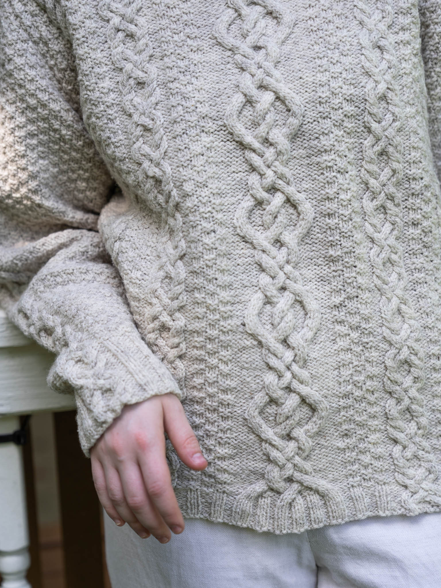 Fisherfolk sweater knitting pattern
