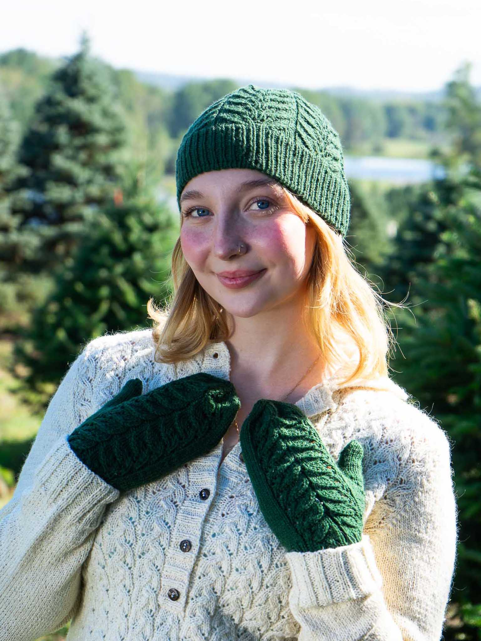 Grape Leaf Mittens by Patty Lyons <br/><small>Featured Festivus Pattern</small>