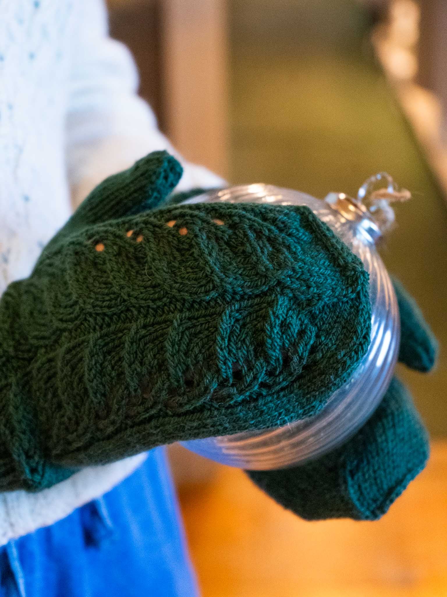 Grape Leaf Mittens by Patty Lyons <br/><small>Featured Festivus Pattern</small>