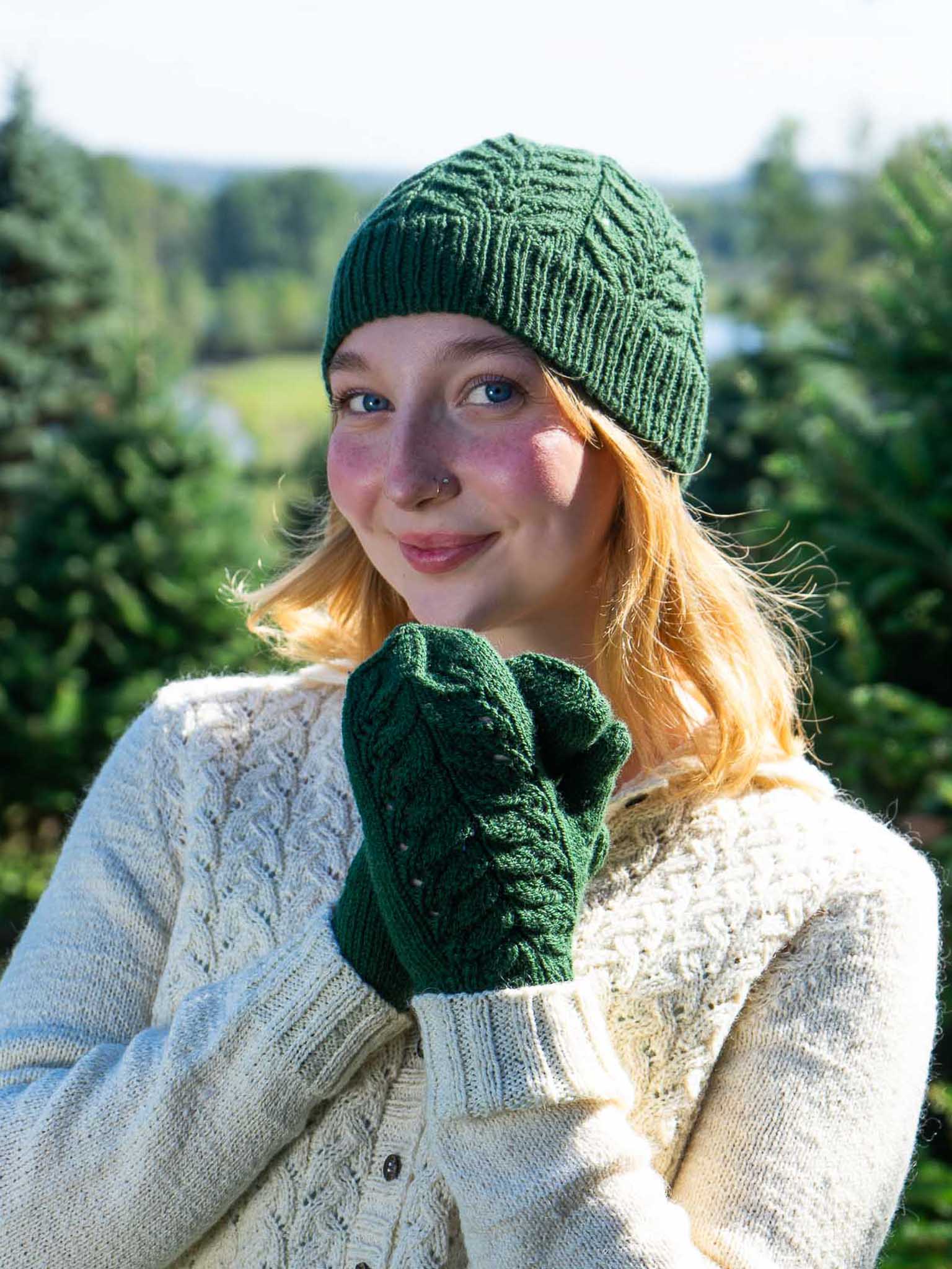 Grape Leaf Mittens by Patty Lyons <br/><small>Featured Festivus Pattern</small>