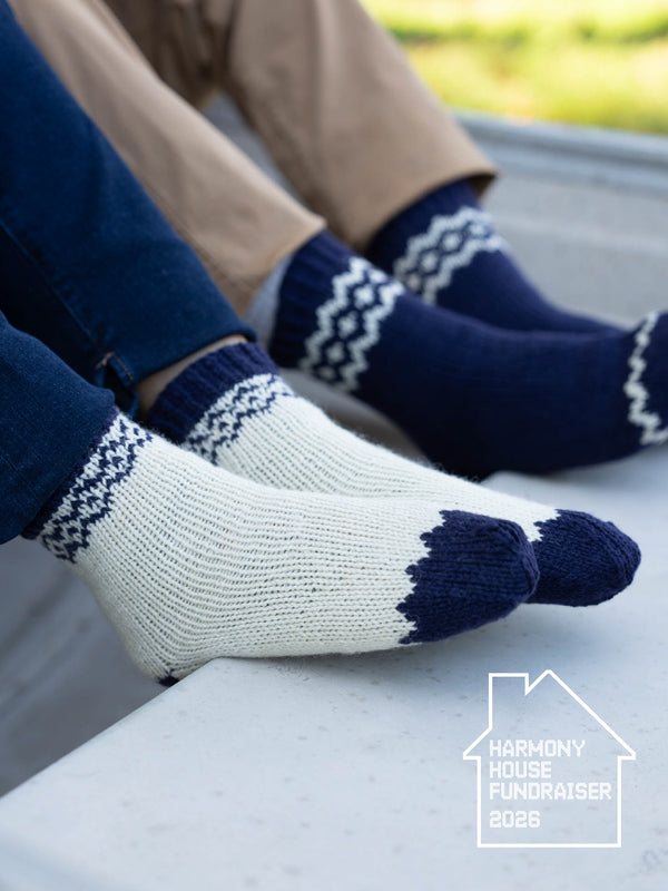 Arctic Night Socks By Tullymongan Designs
