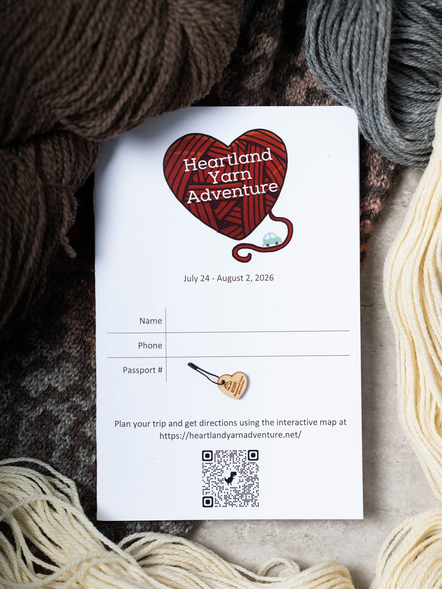 2026 Heartland Yarn Adventure Passport