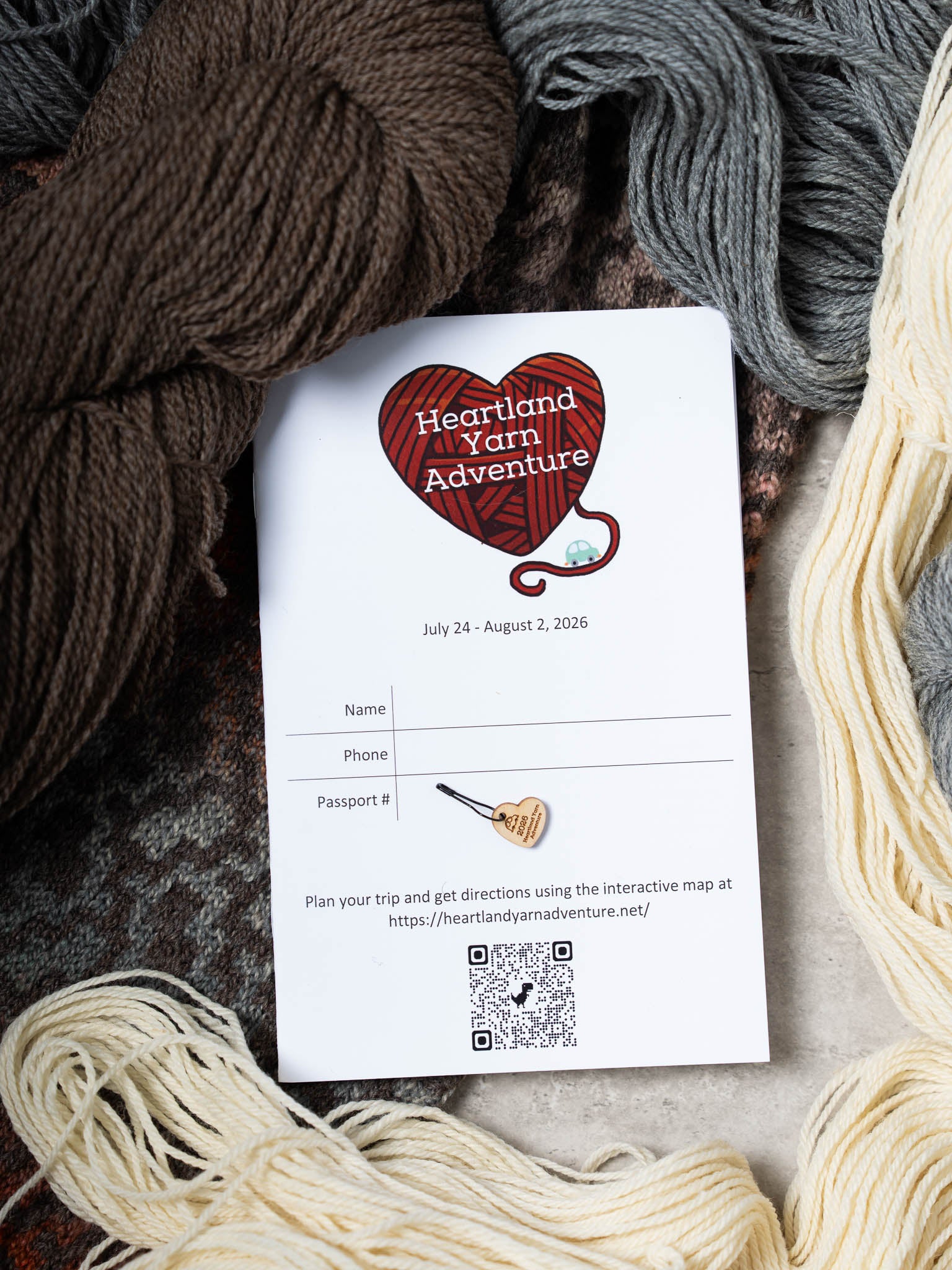 2026 Heartland Yarn Adventure Passport