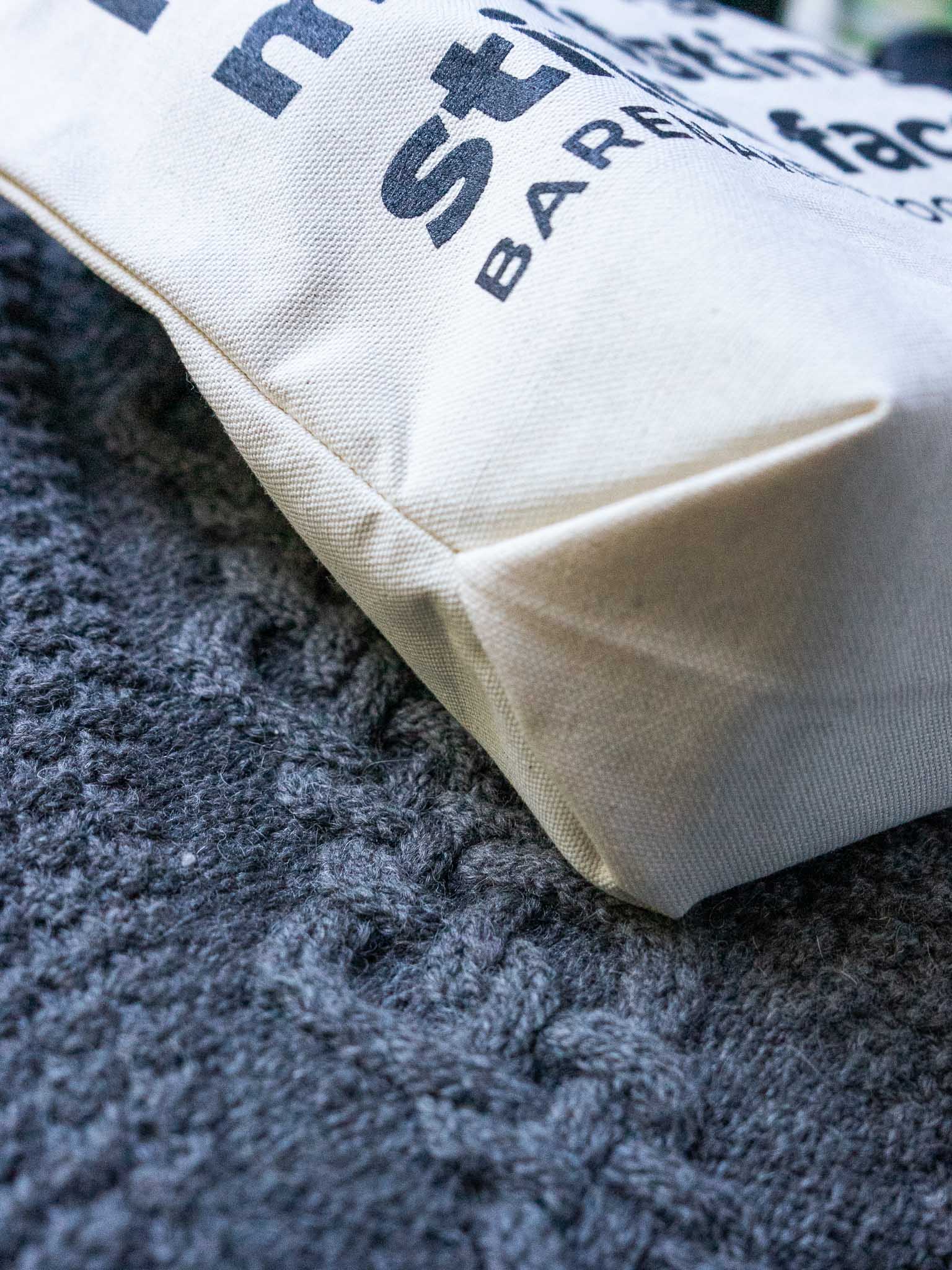 "Resting Stitch Face" Project Bag Canvas