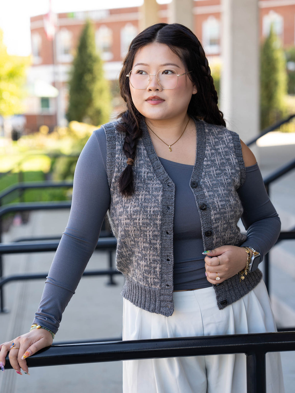 Hatterist Cardigan or Vest <br/><small>sweater knitting pattern</small>
