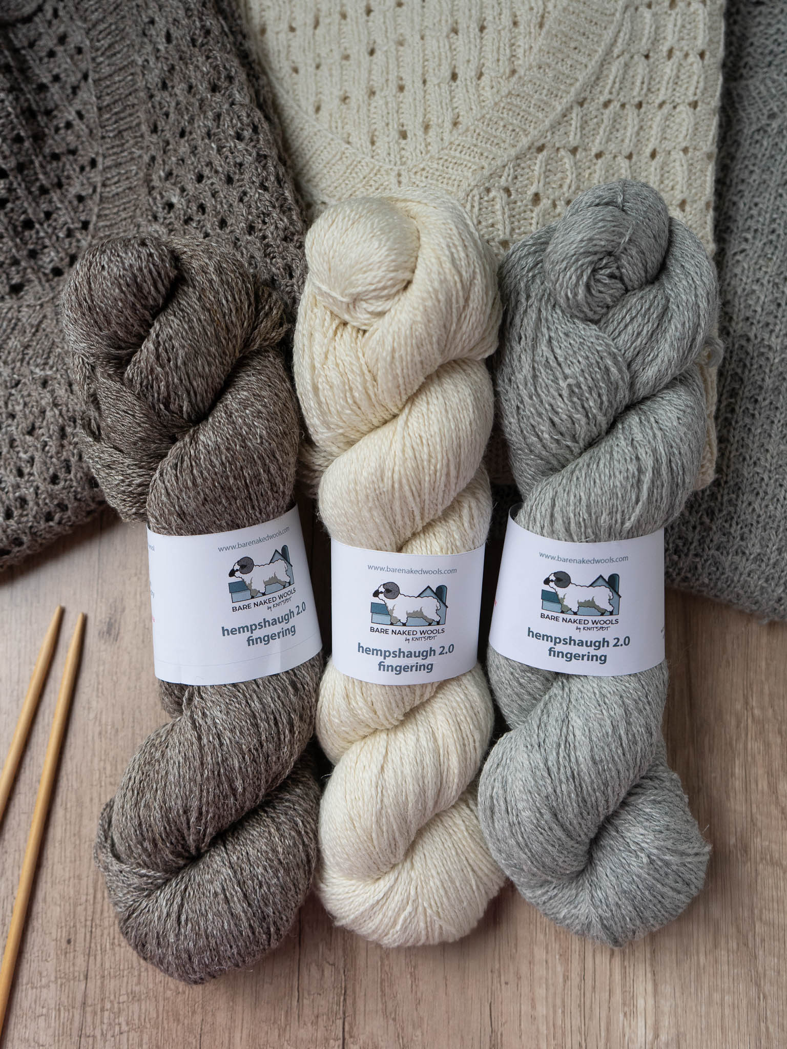 Hempshaugh 2.0 Fingering <br><small>merino, hemp & silk</small>