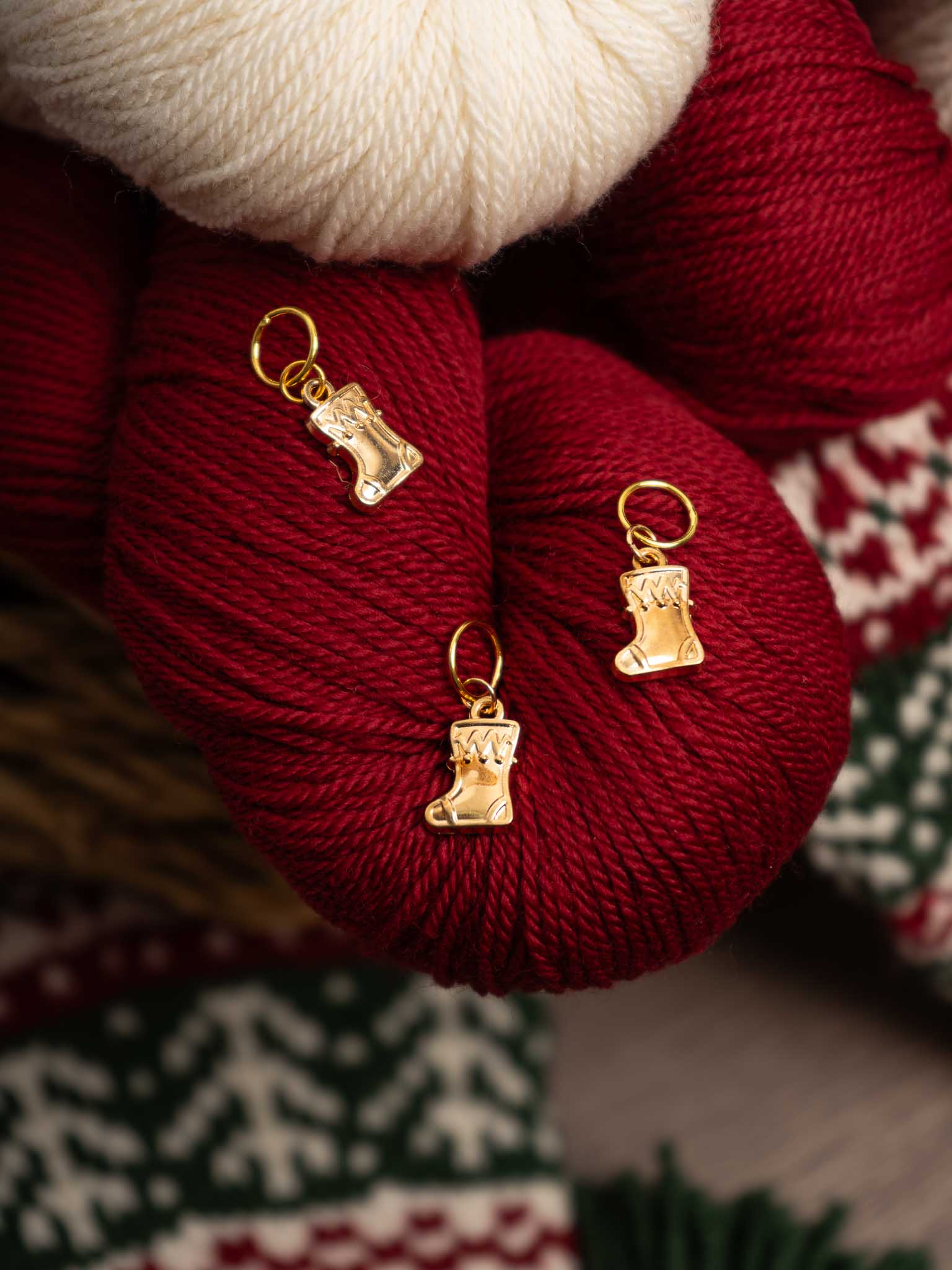 Holiday Stitch Marker Set of Five 2025