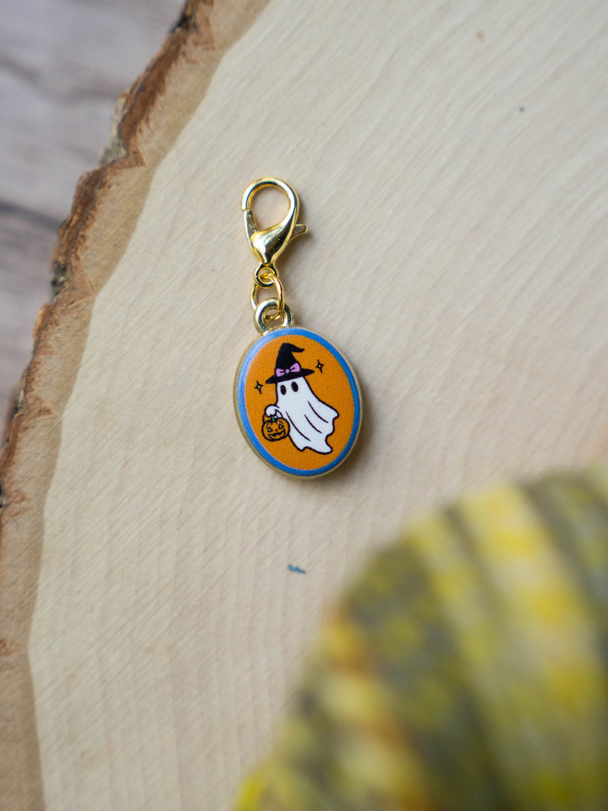 Spooky Ceramic Ghost Stitch Marker