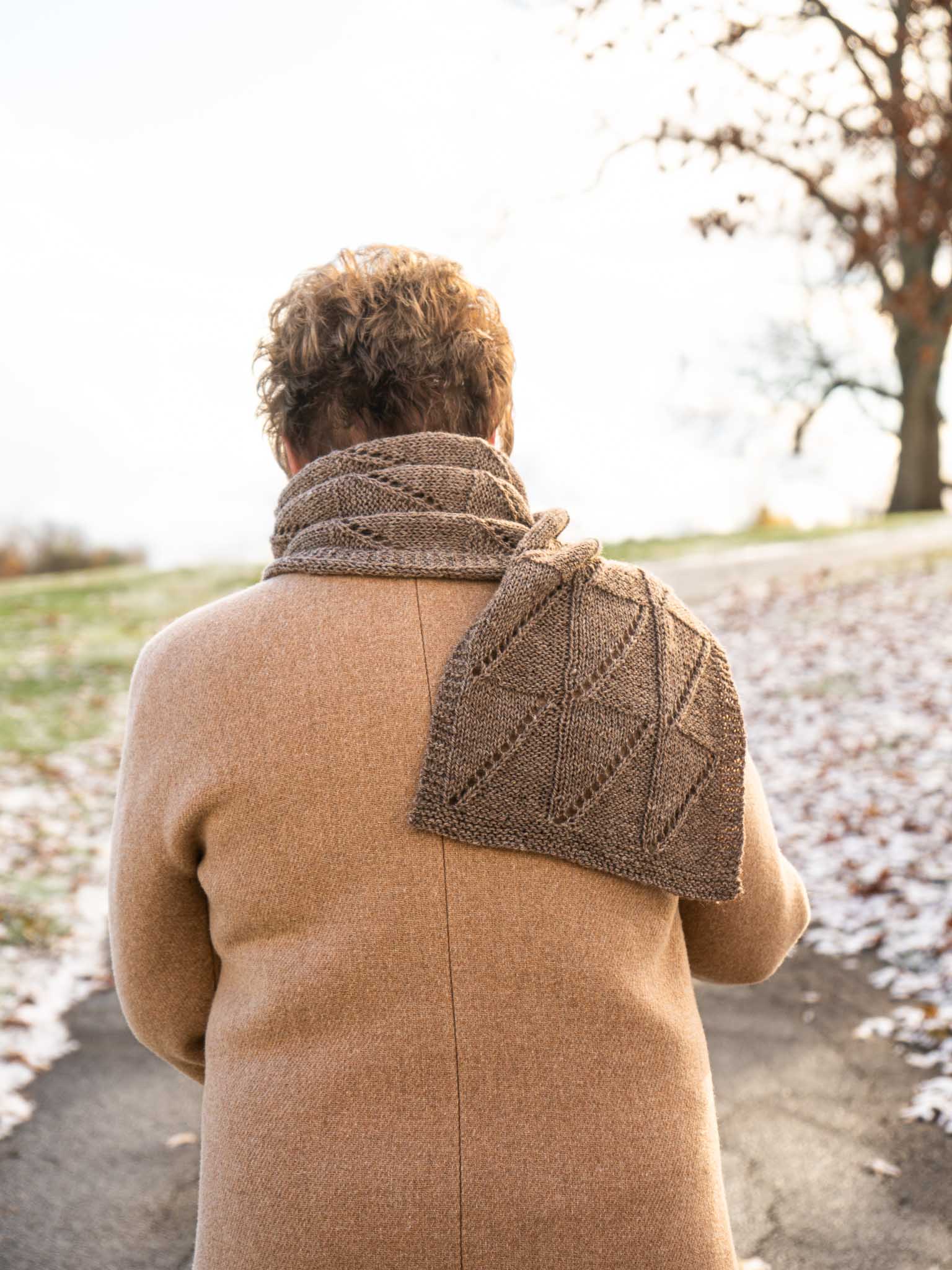 Hypoteneuse Stole/Scarf <br/><small>knitting pattern</small>