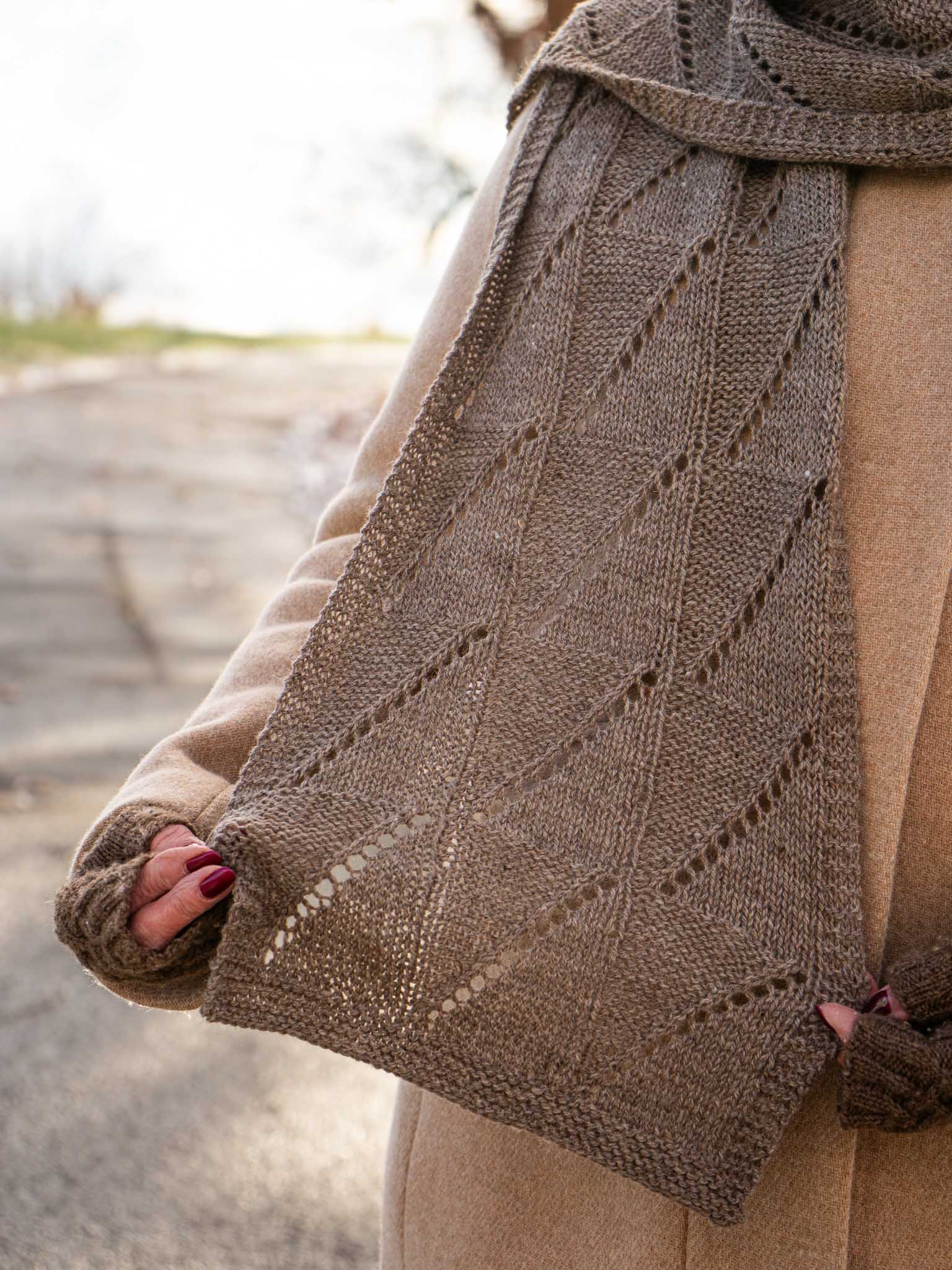 Hypoteneuse Stole/Scarf <br/><small>knitting pattern</small>