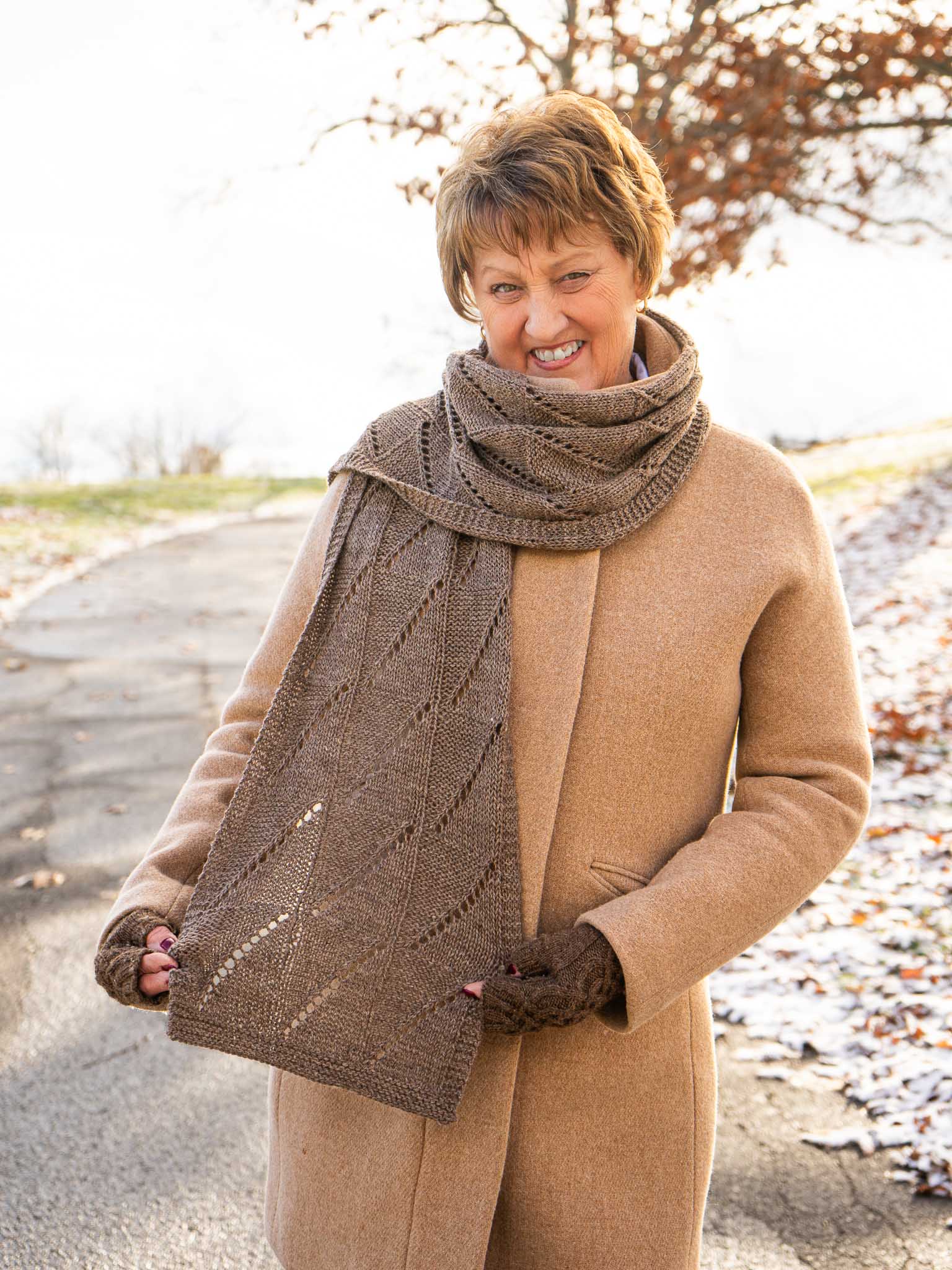 Hypoteneuse Stole/Scarf <br/><small>knitting pattern</small>