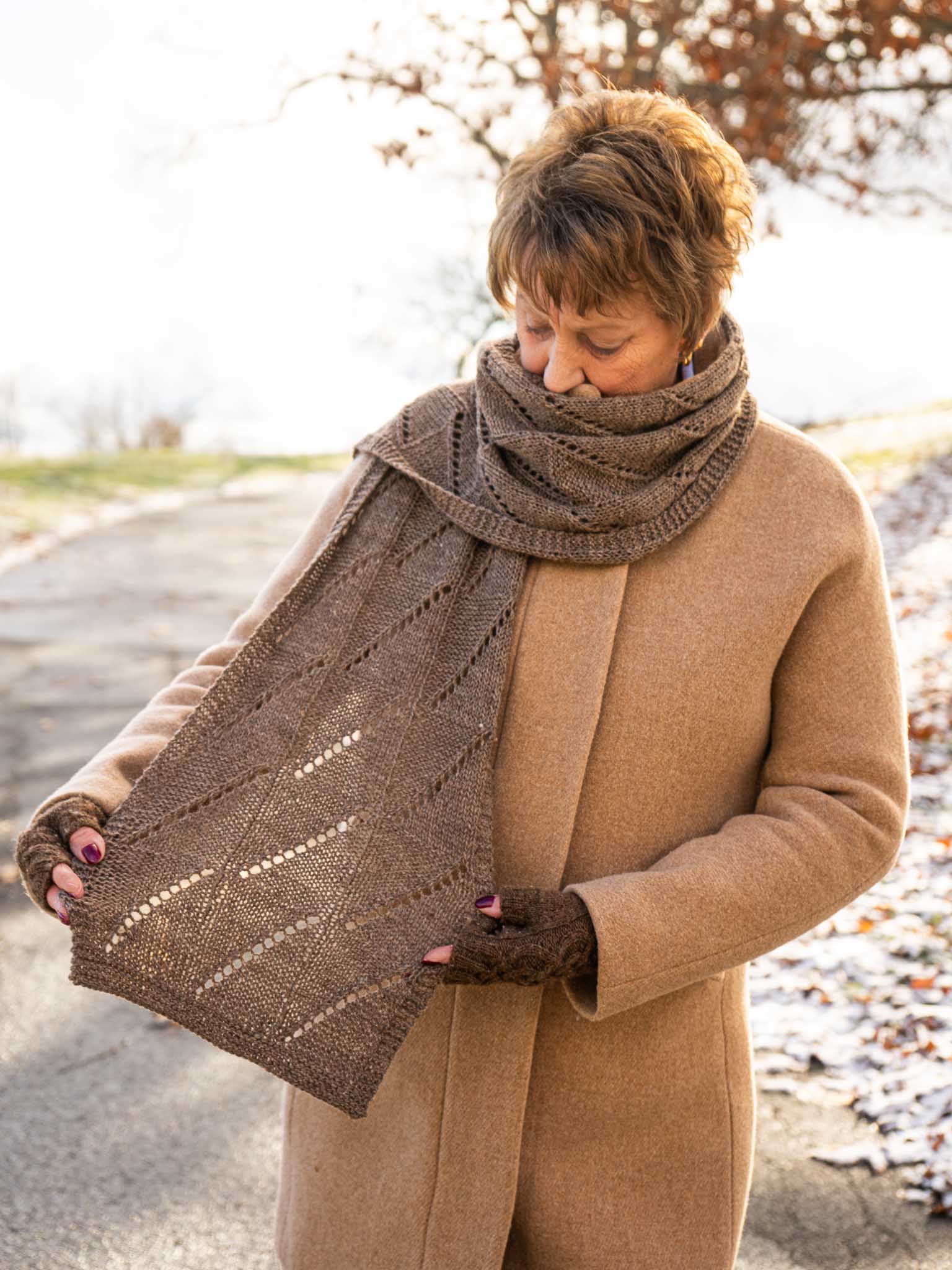 Hypoteneuse Stole/Scarf <br/><small>knitting pattern</small>