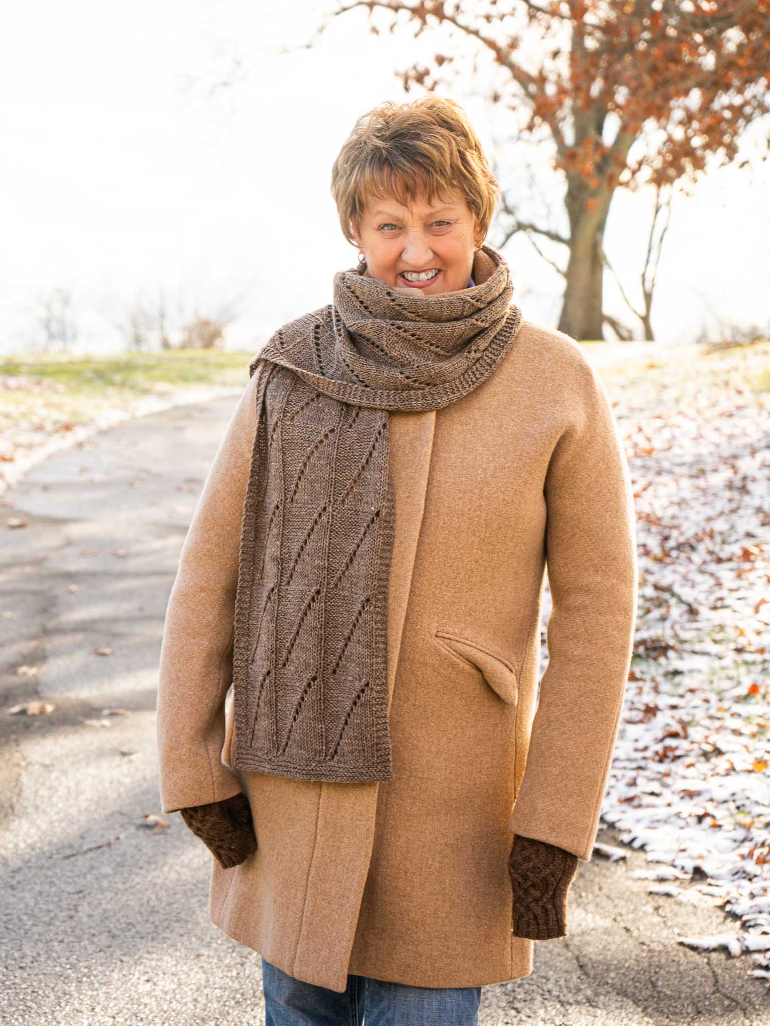 Hypoteneuse Stole/Scarf <br/><small>knitting pattern</small>