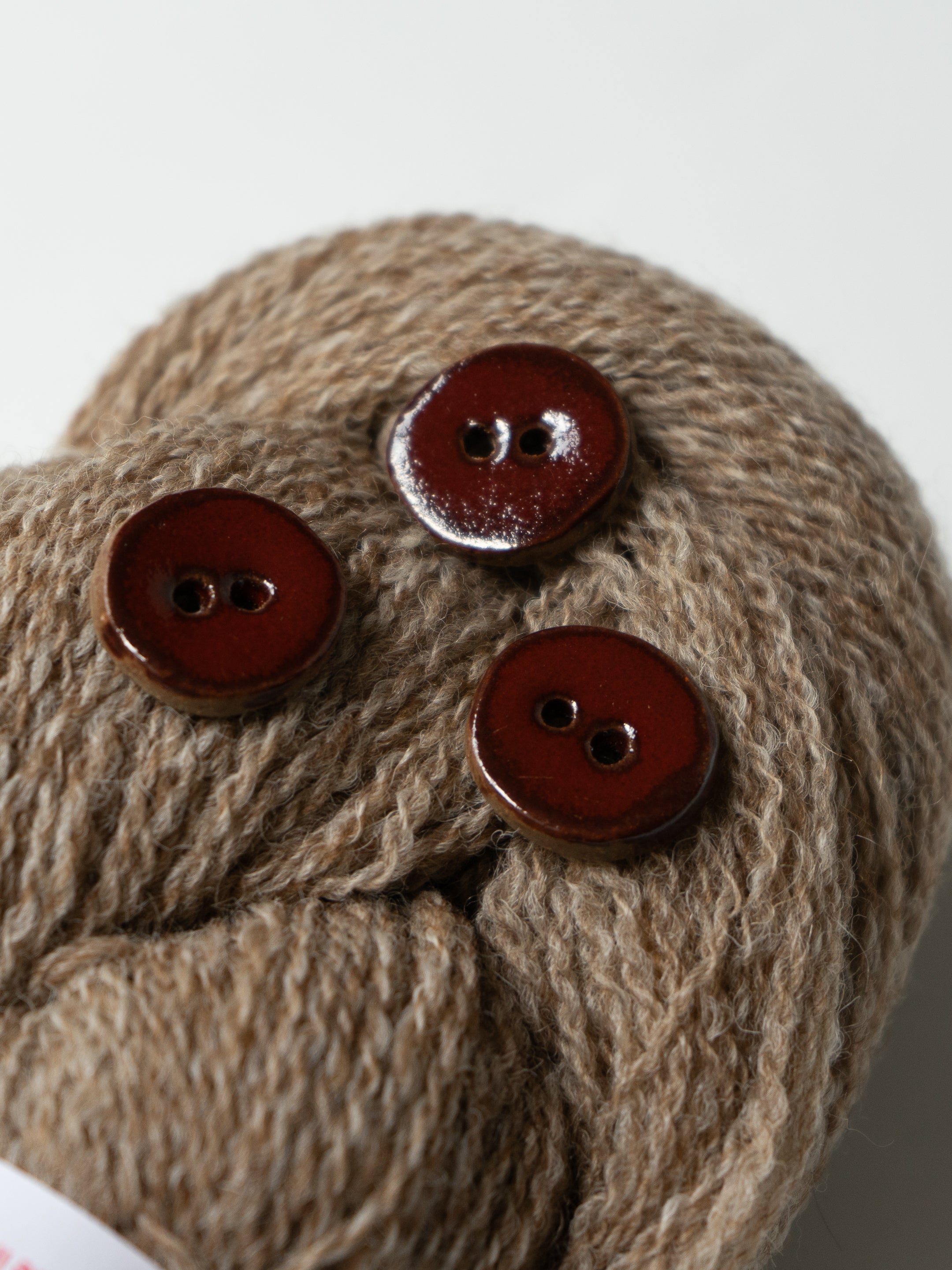 Linda's Buttons Red Brick