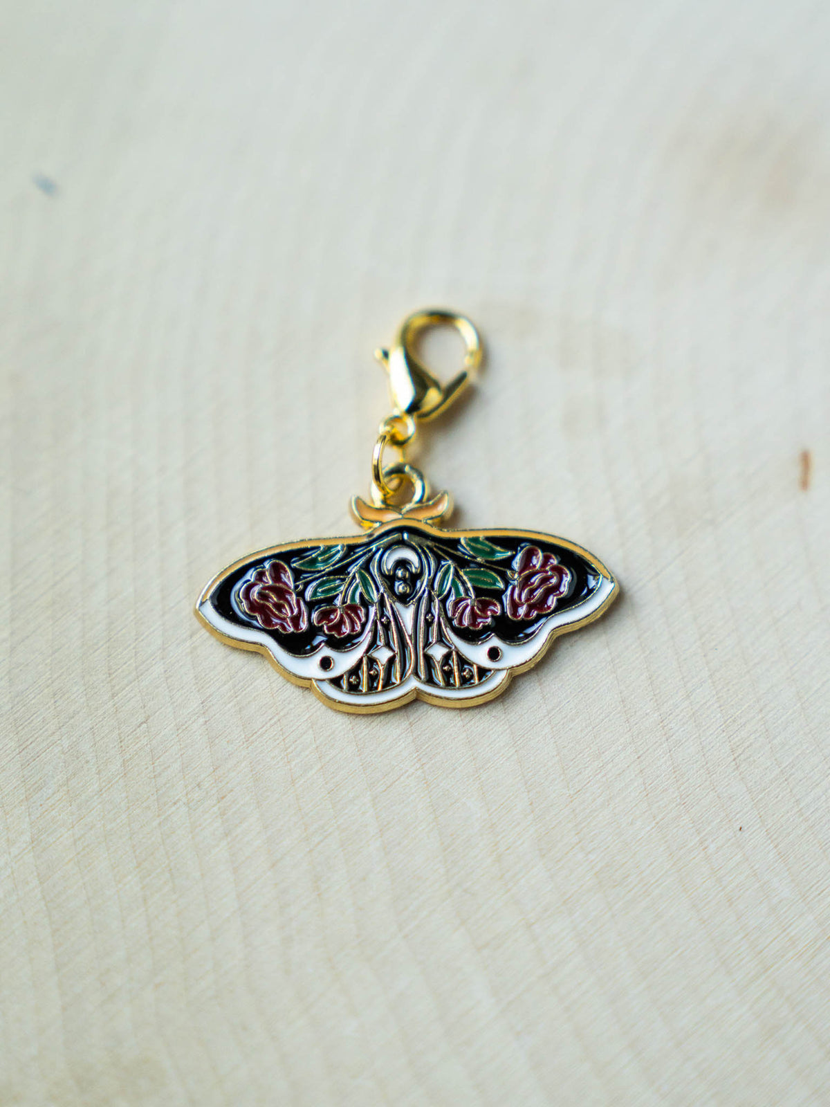Colorful Moth Stitch Markers