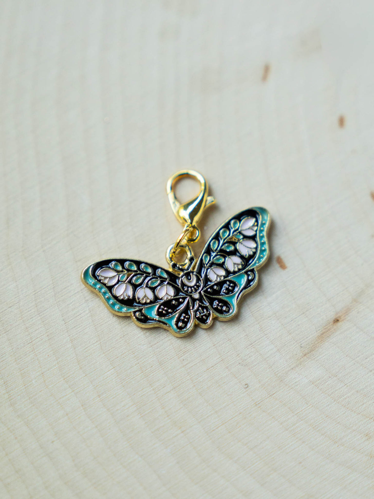 Colorful Moth Stitch Markers