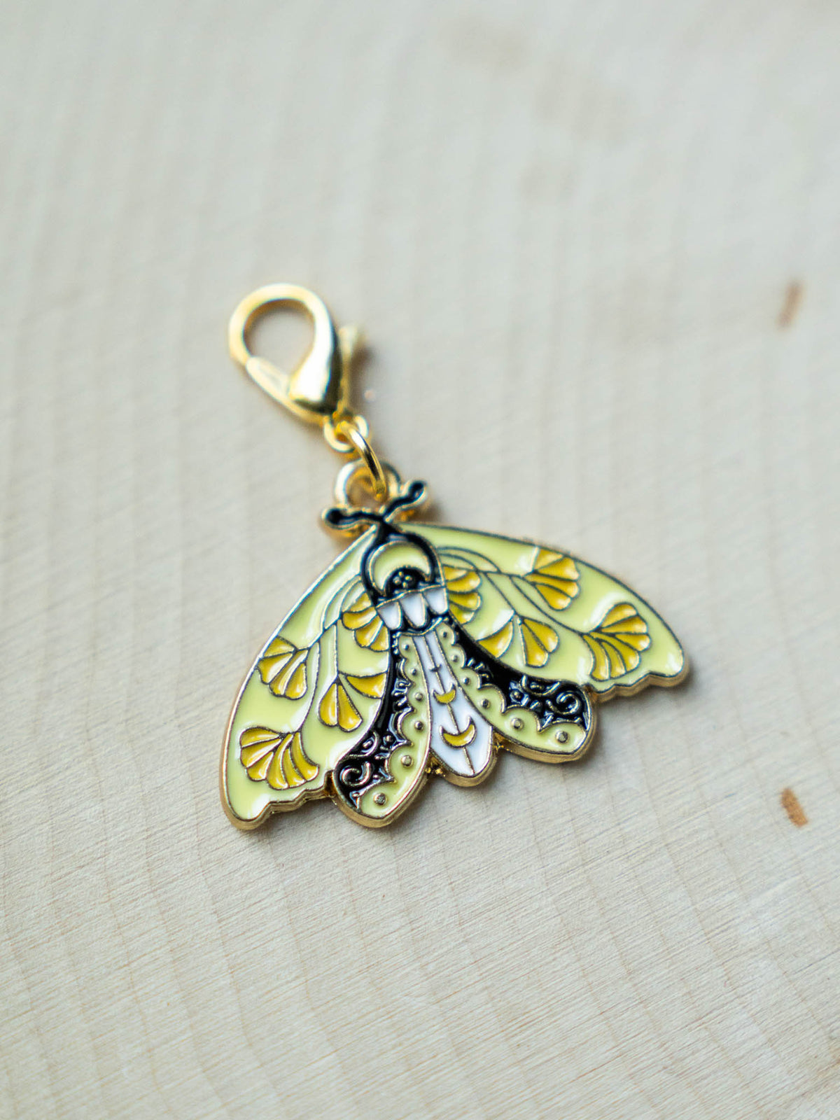 Colorful Moth Stitch Markers