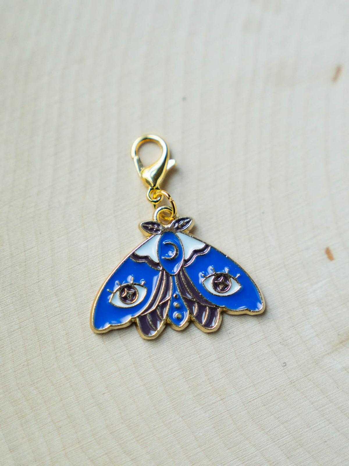 Colorful Moth Stitch Markers