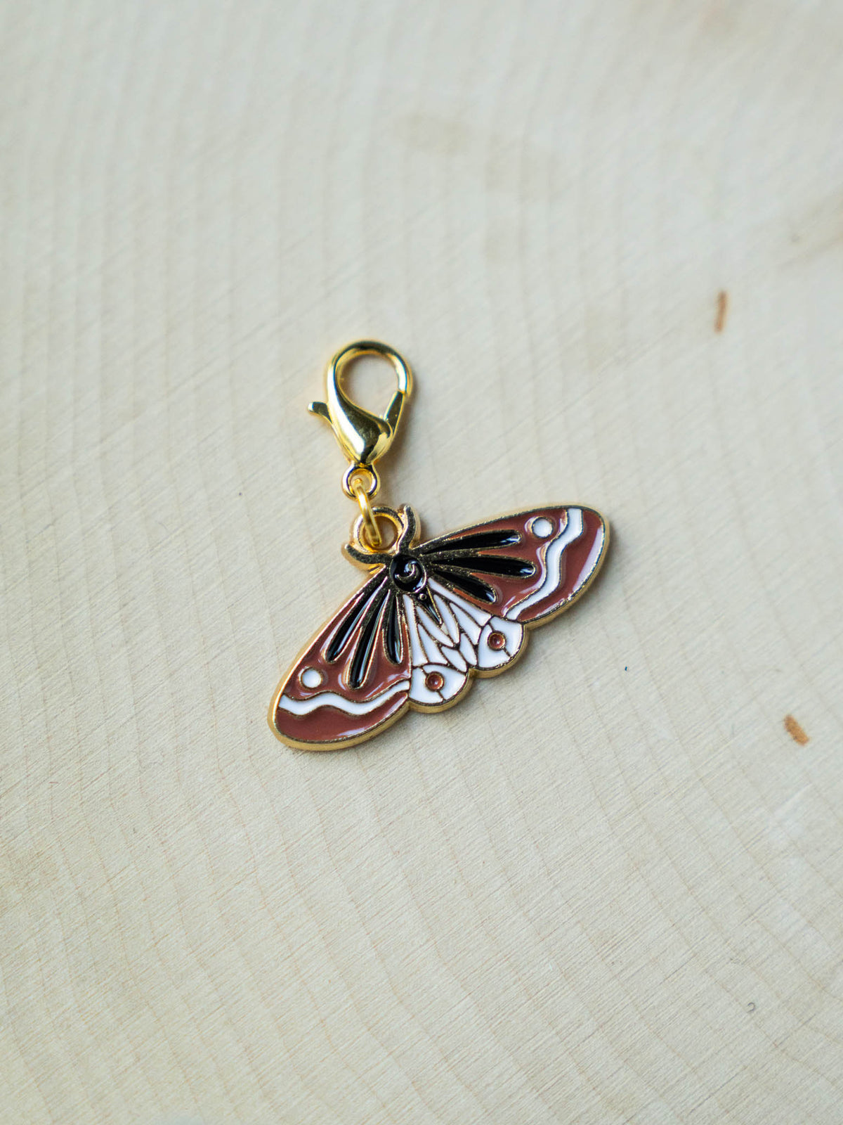 Colorful Moth Stitch Markers