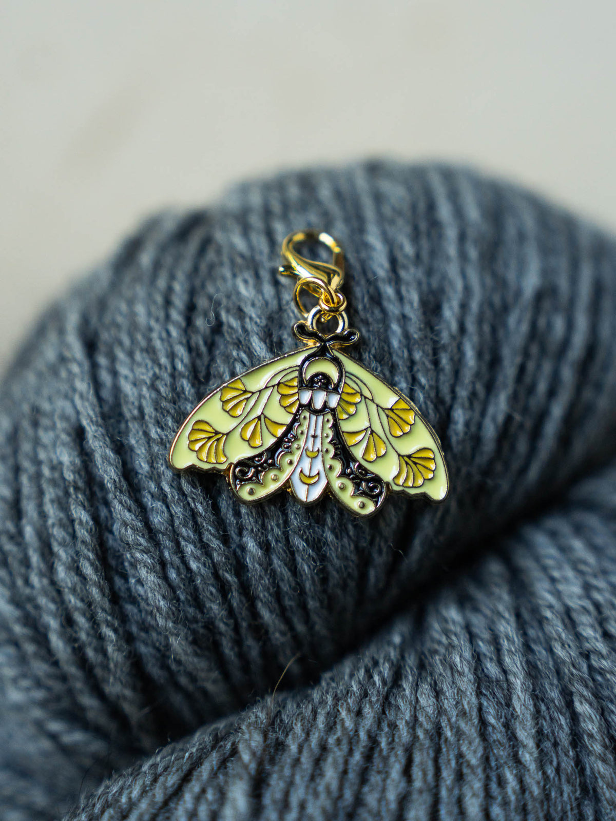 Colorful Moth Stitch Markers