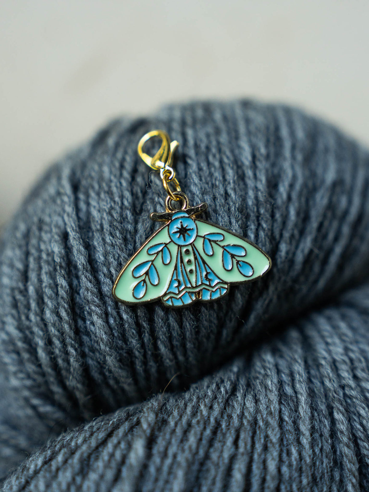 Colorful Moth Stitch Markers