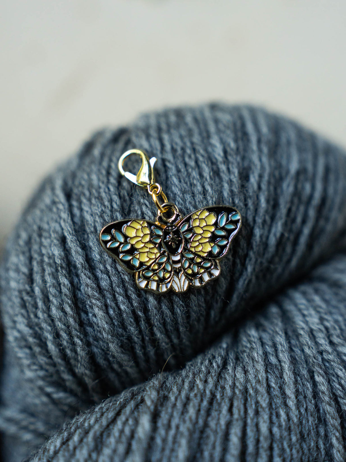 Colorful Moth Stitch Markers