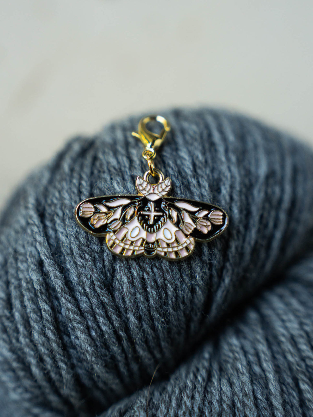 Colorful Moth Stitch Markers