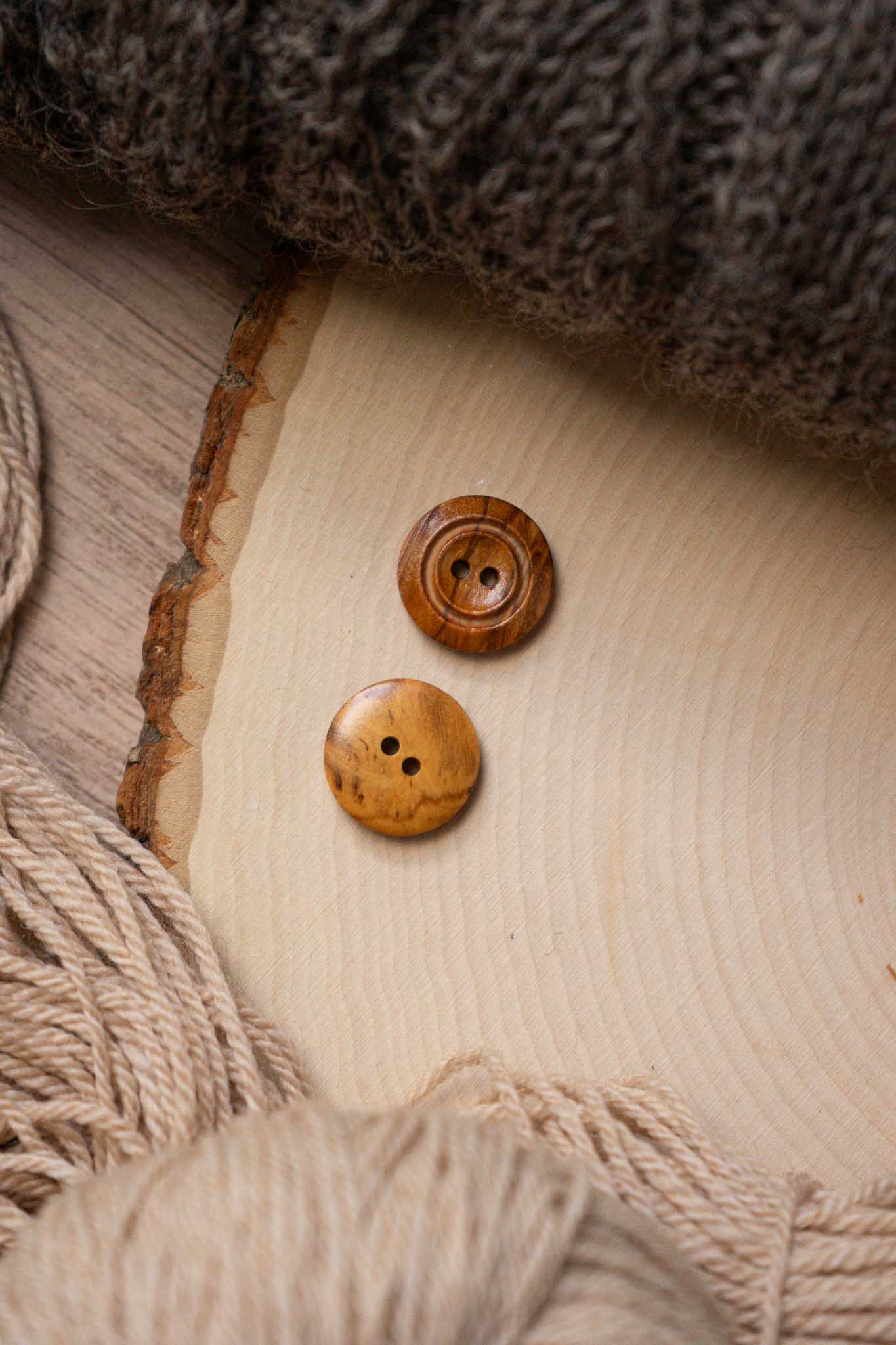 Ripple <br/><small>Wooden Button</small>