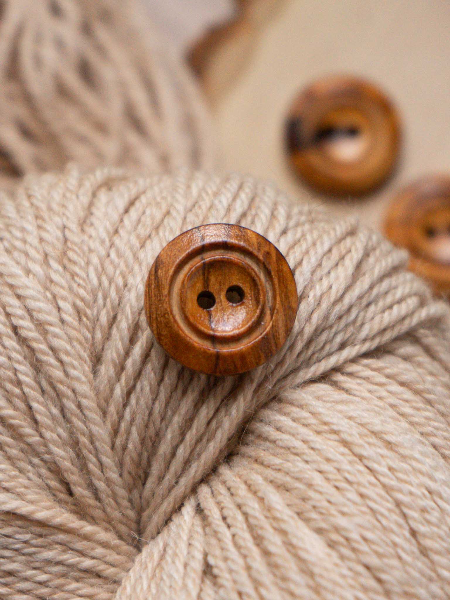 Ripple <br/><small>Wooden Button</small>