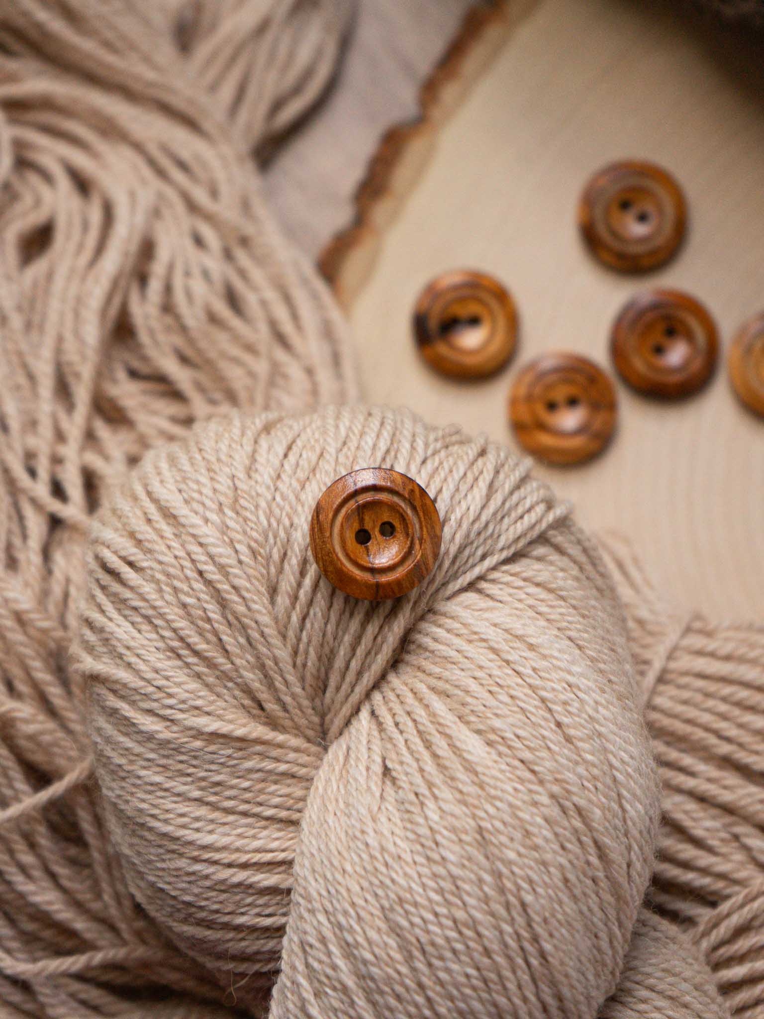 Ripple <br/><small>Wooden Button</small>