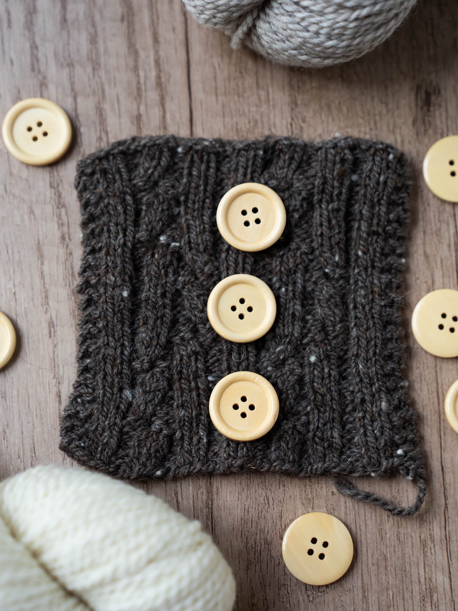 Maple <br/><small>21mm Wooden Button</small>