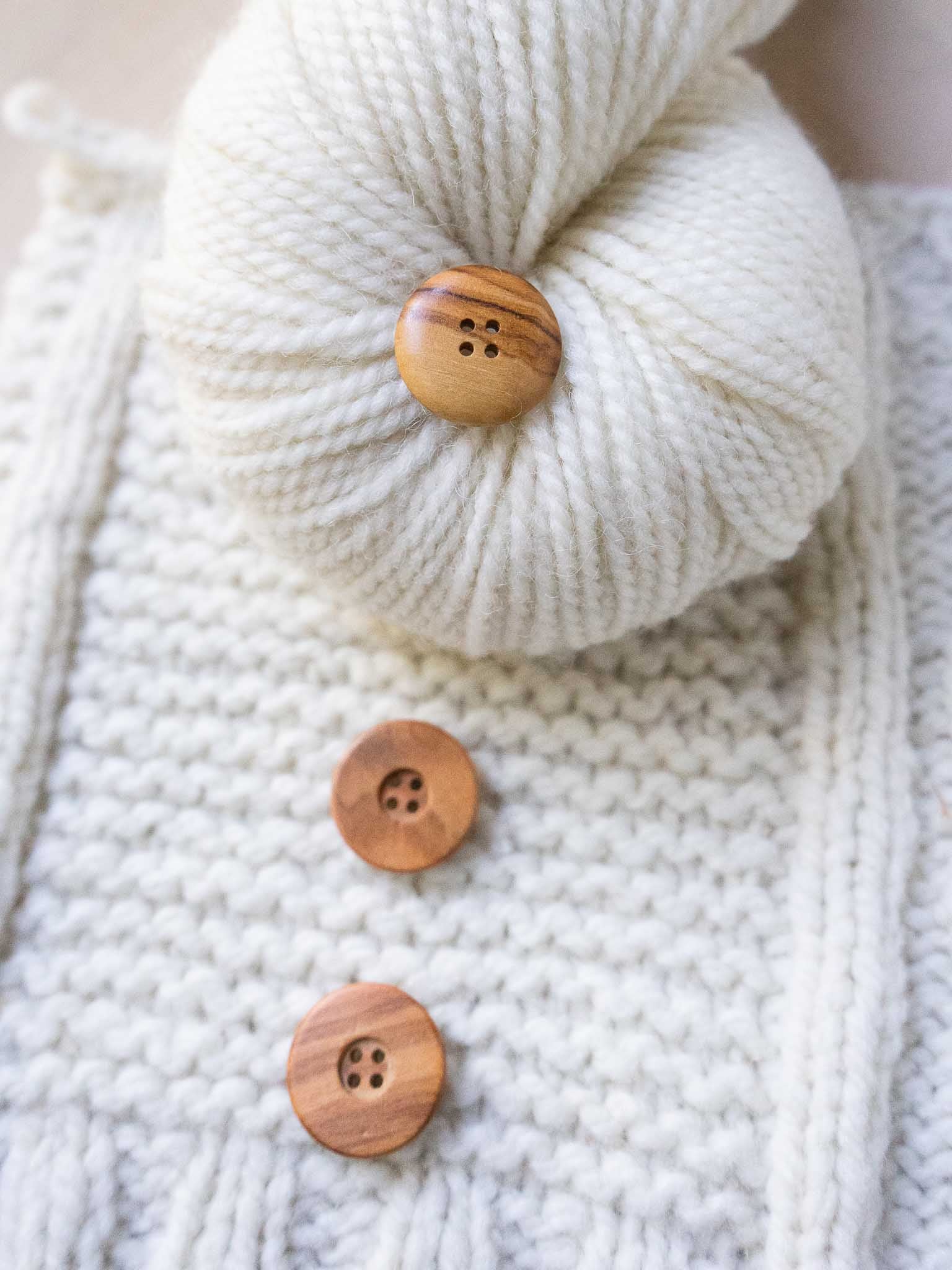 Maple <br/><small>21mm Wooden Button</small>