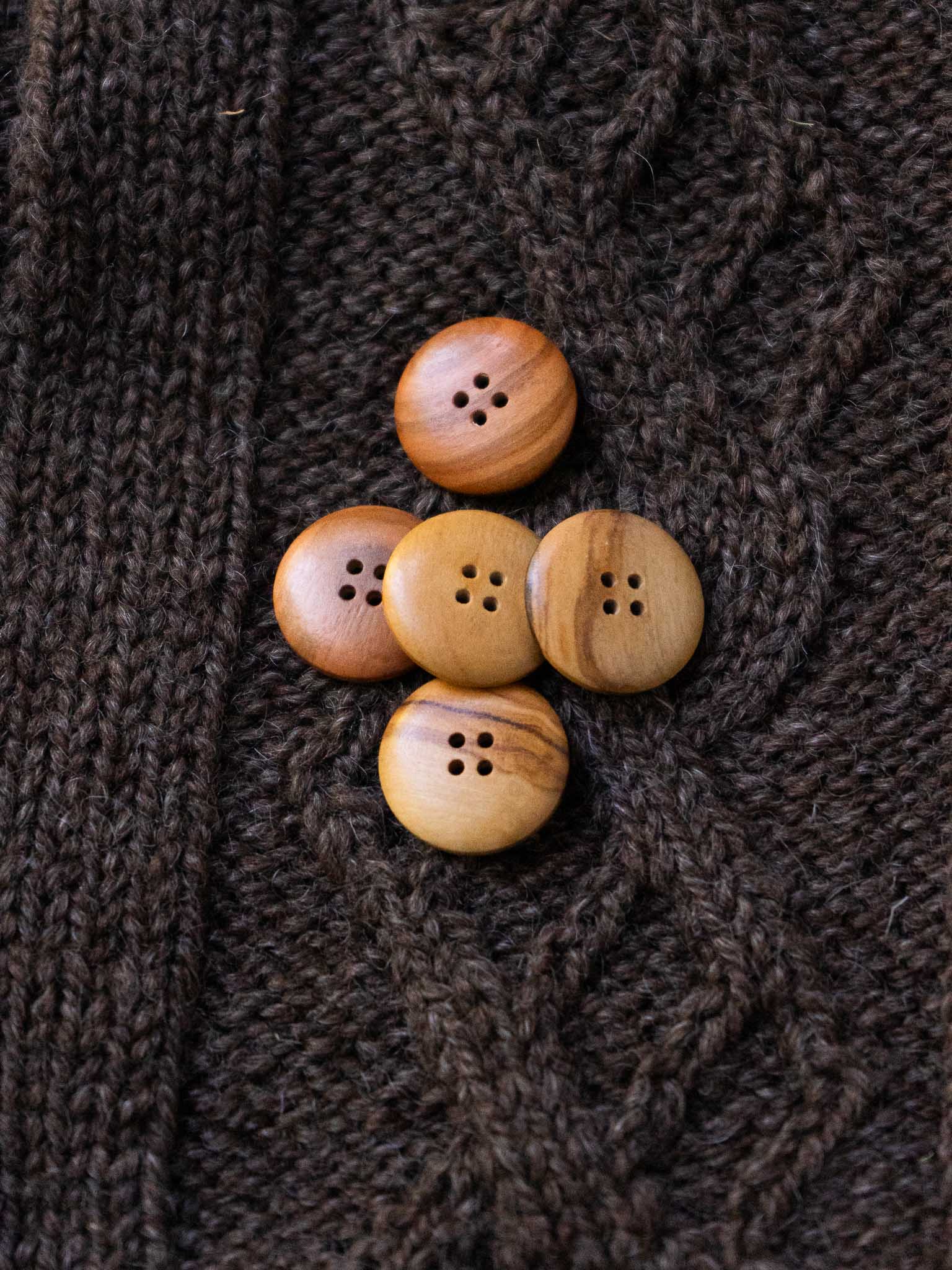 Maple <br/><small>21mm Wooden Button</small>
