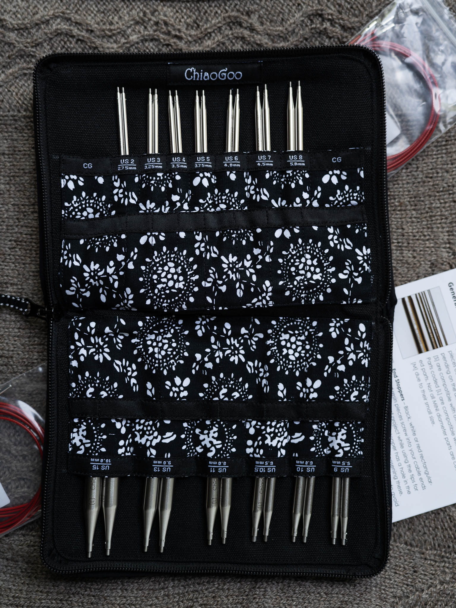 Interchangeable Needles  ChiaoGoo Set