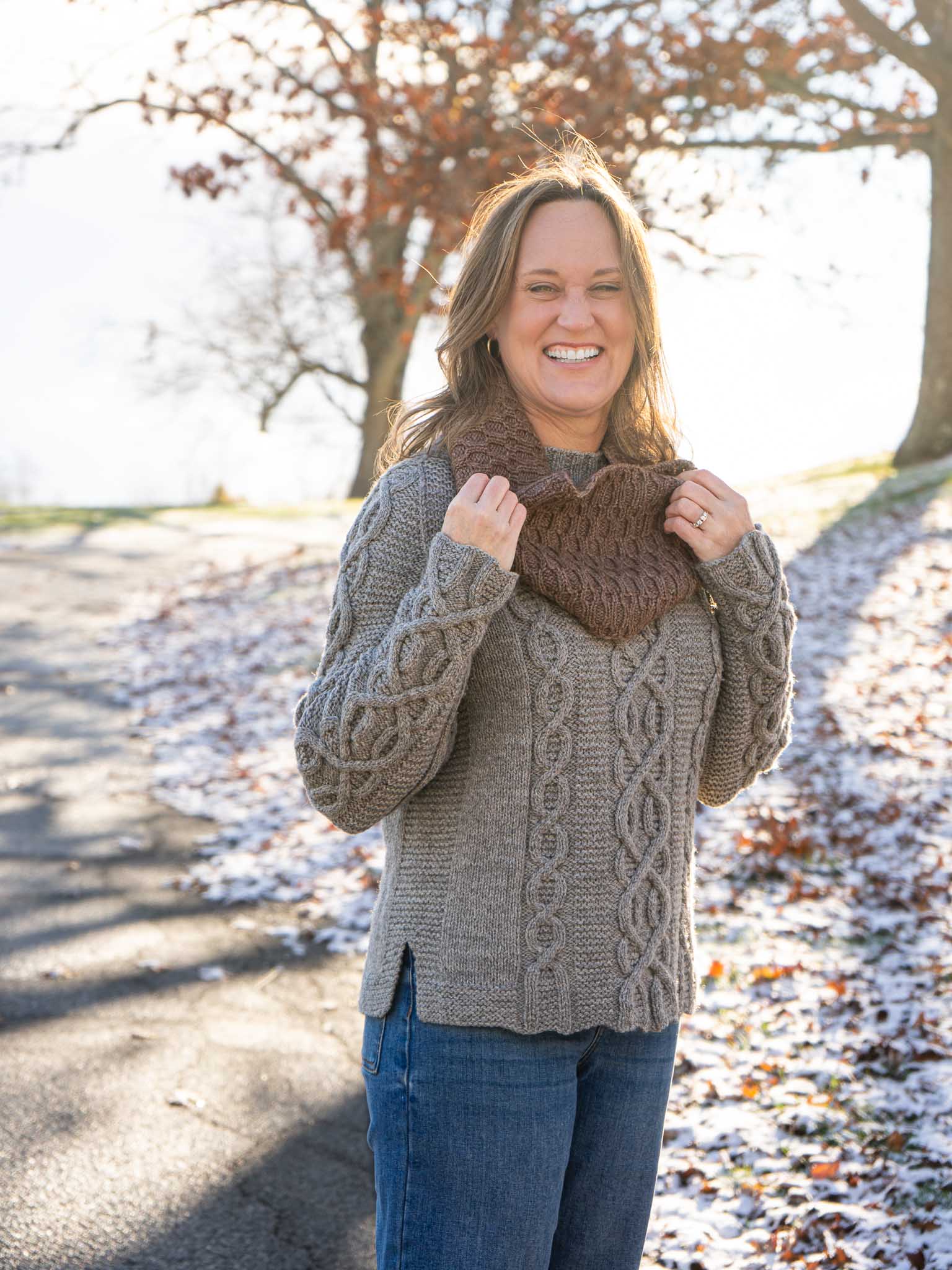 Op Art Cowl <br/><small>knitting pattern</small>