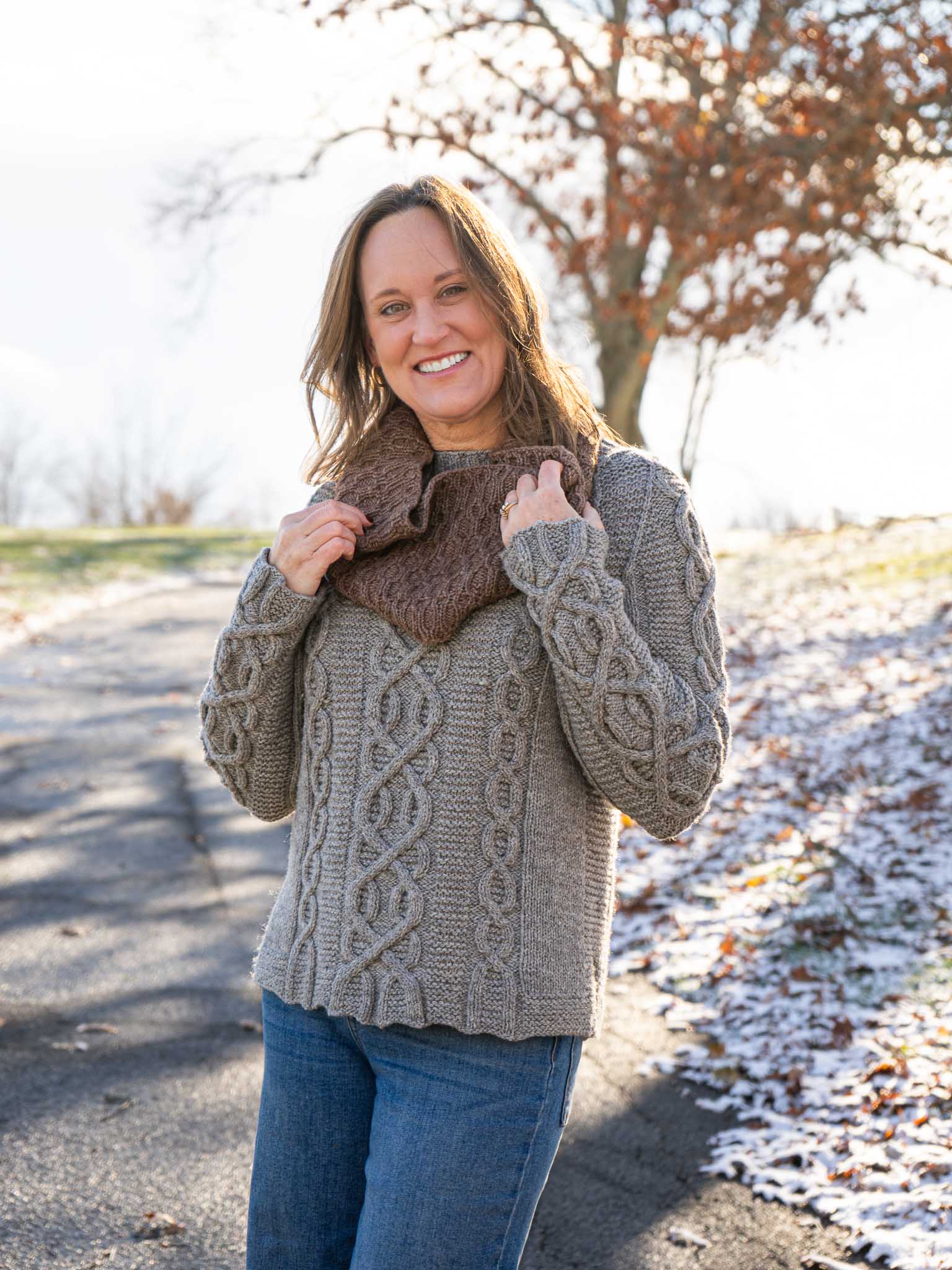 Op Art Cowl <br/><small>knitting pattern</small>