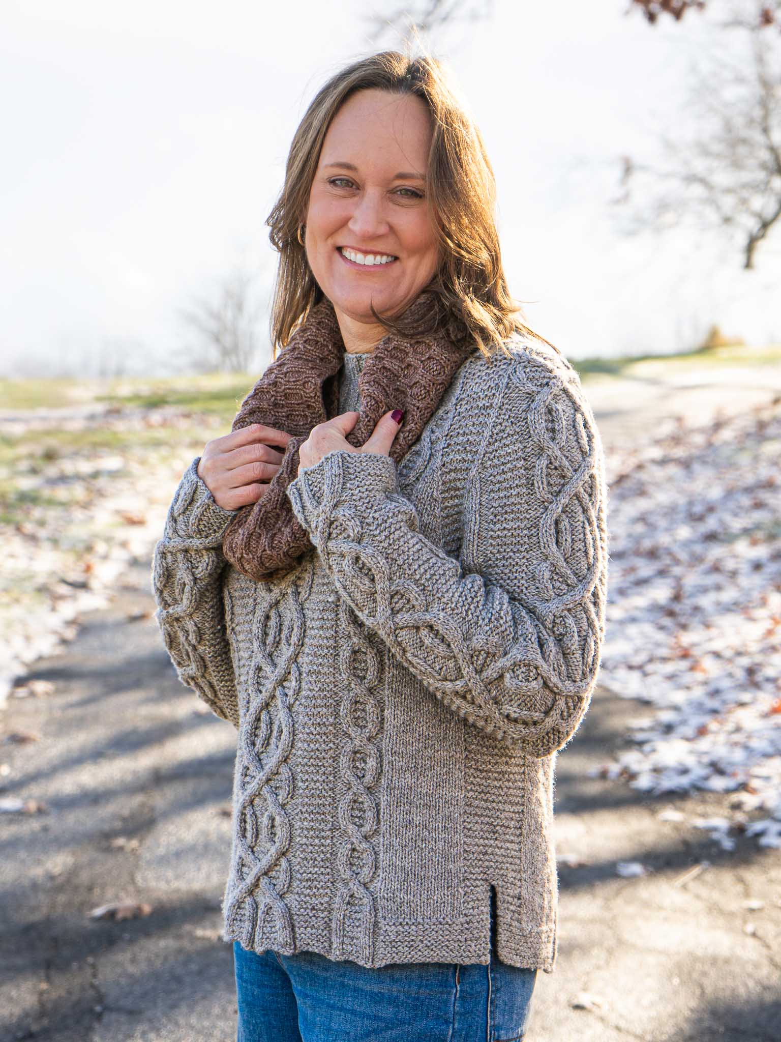 Op Art Cowl <br/><small>knitting pattern</small>