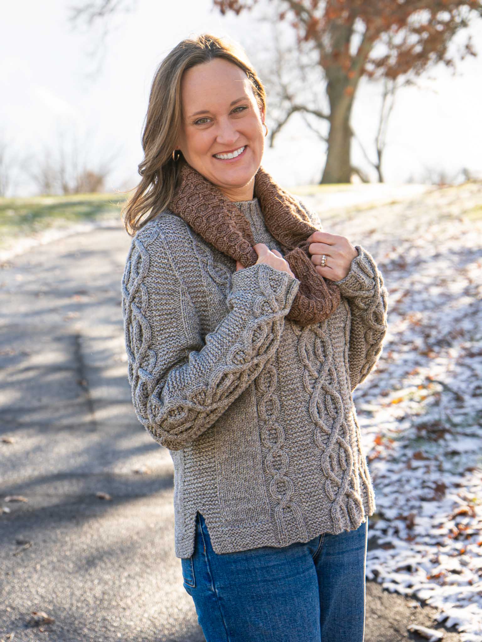 Op Art Cowl <br/><small>knitting pattern</small>