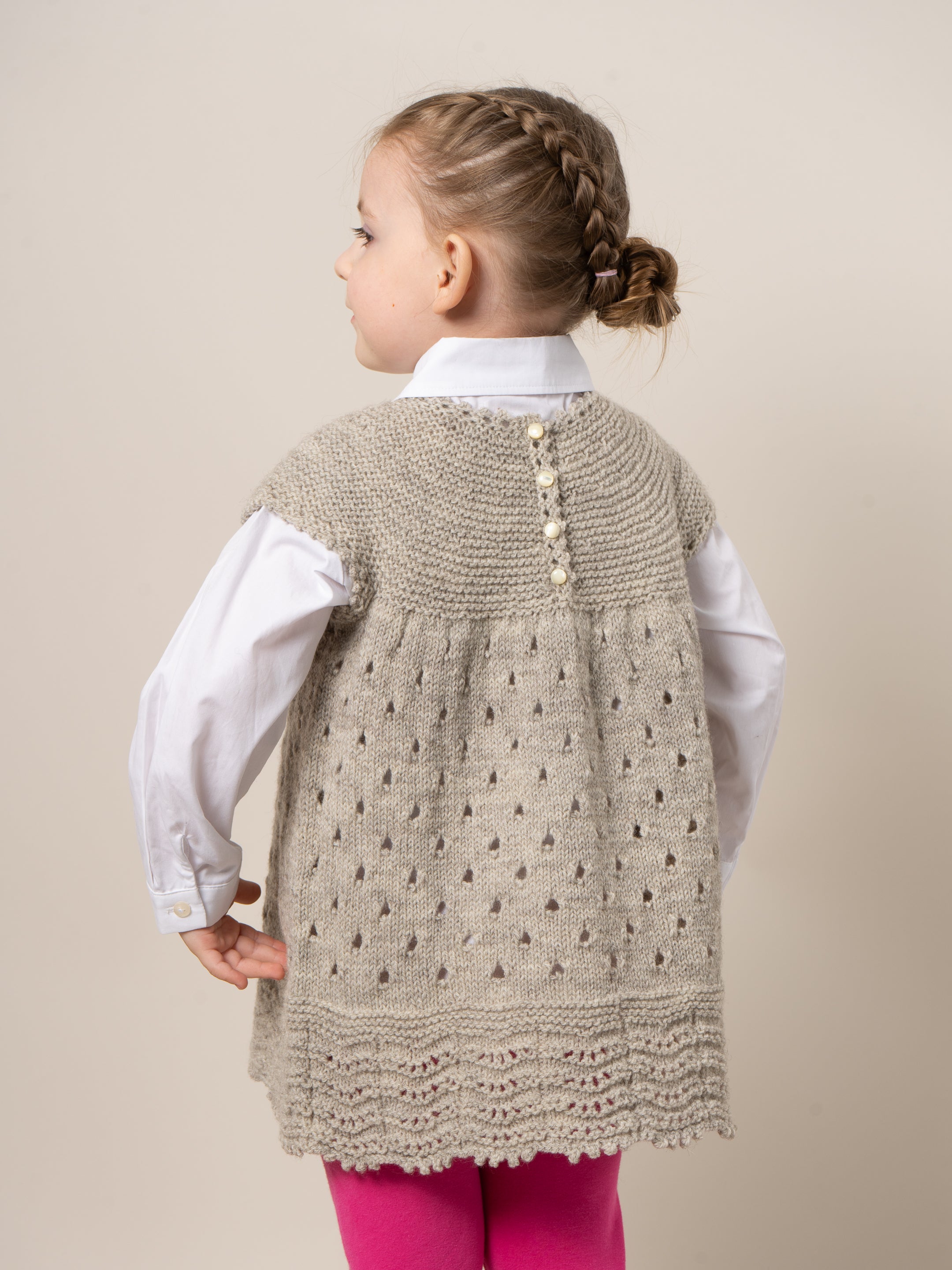 Polkadotty Dress <br/><small>Kids knitting pattern</small>